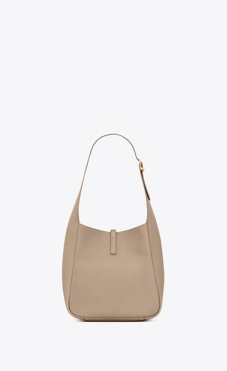 YSL Le 5 à 7 Supple Small Leather Dusty Grey