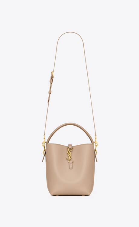 YSL Le 37 Small Leather Beige