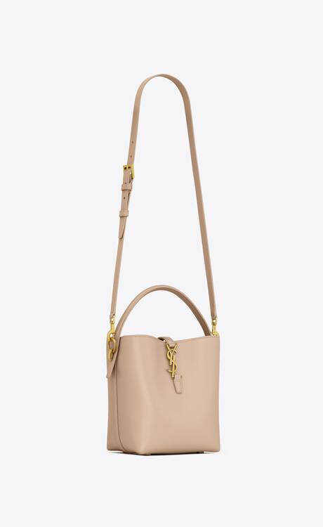 YSL Le 37 Small Leather Beige