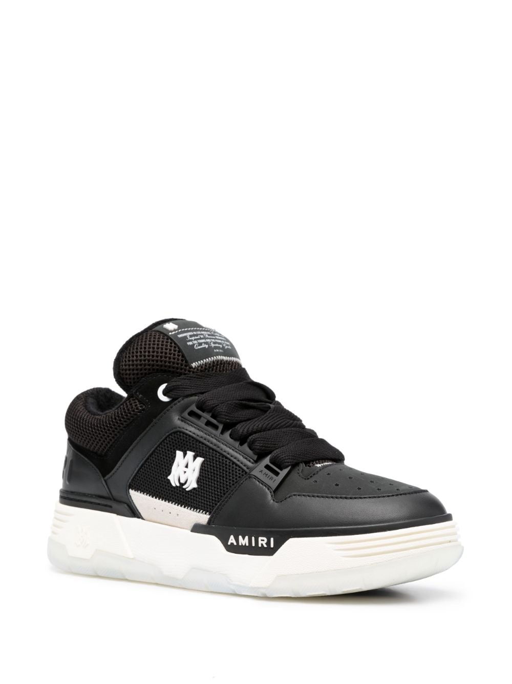 logo-patch lace-up sneakers