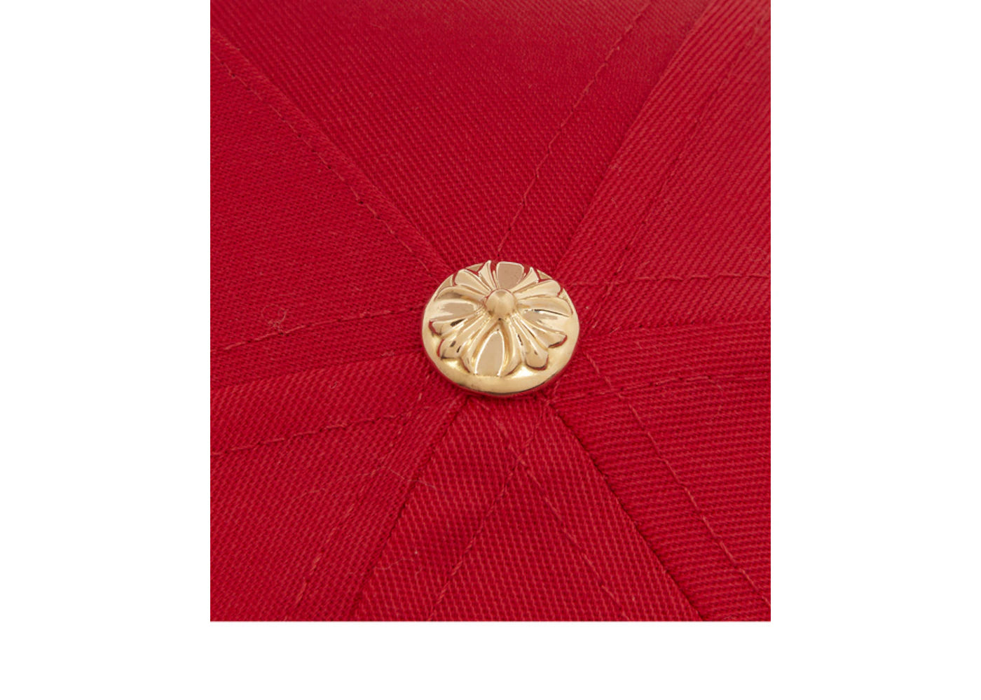 Chrome Hearts CH Gold Button Hat Red/Yellow