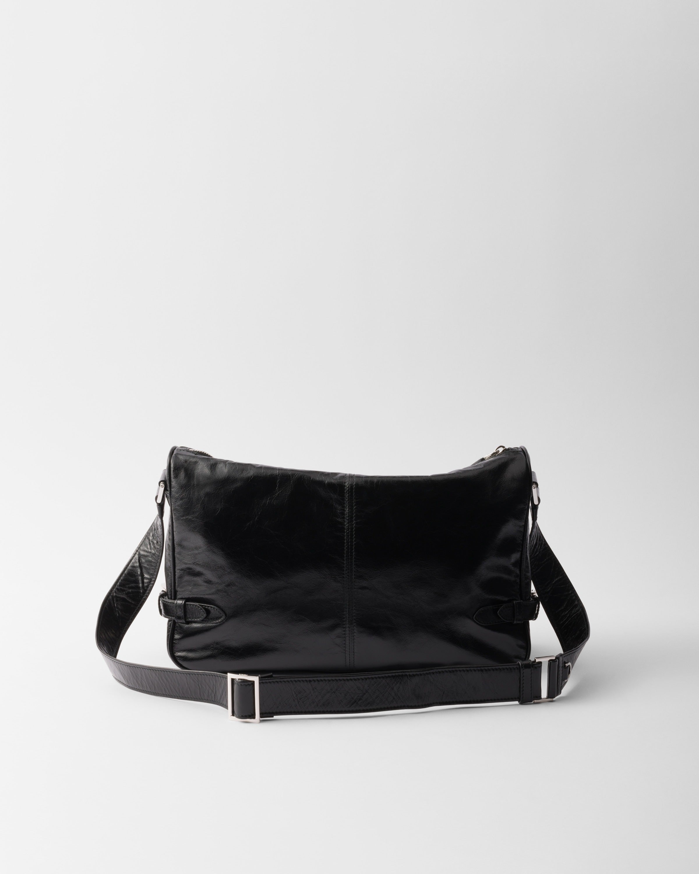 Leather shoulder bag Black