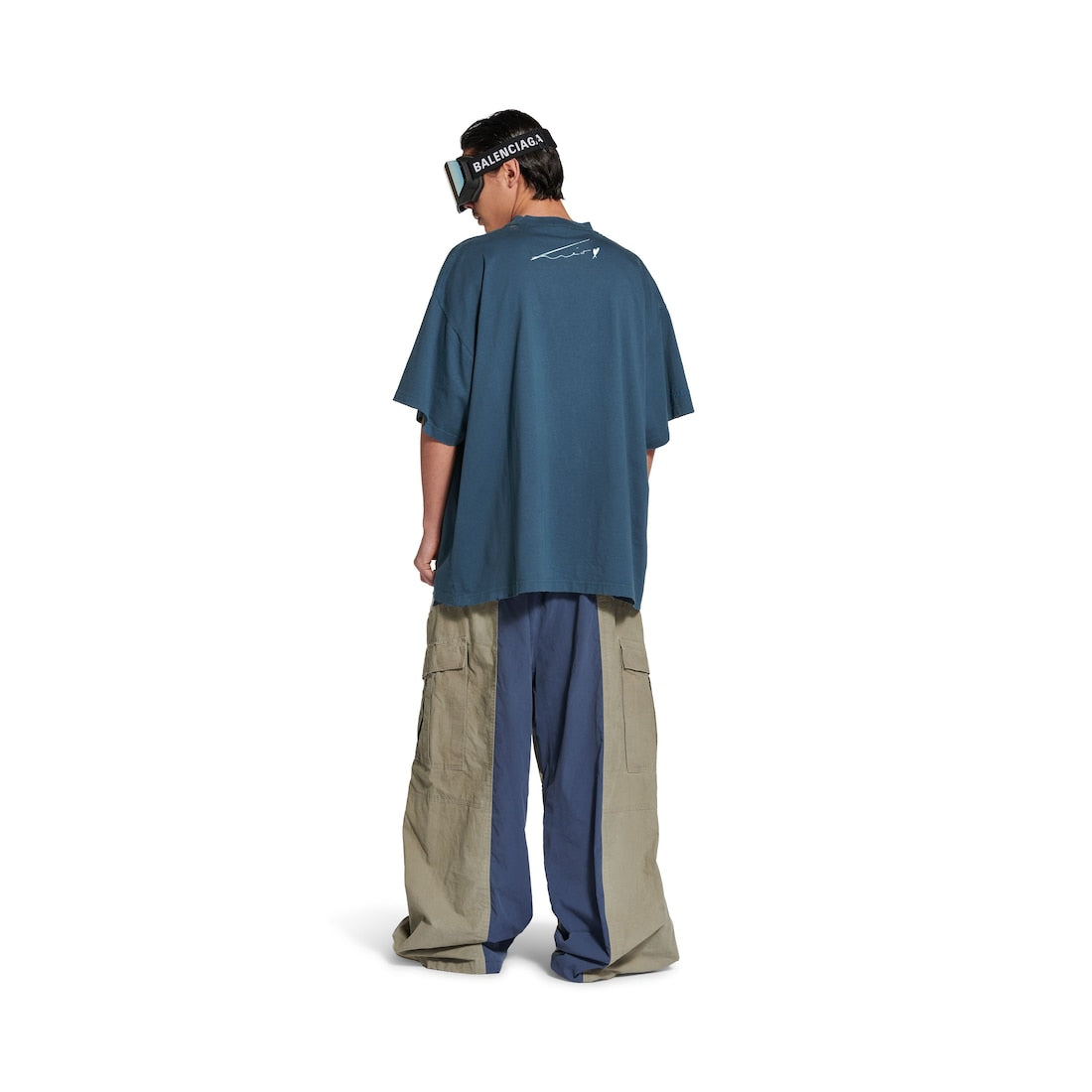 PP Krit Oversized T-shirt in Dark Blue