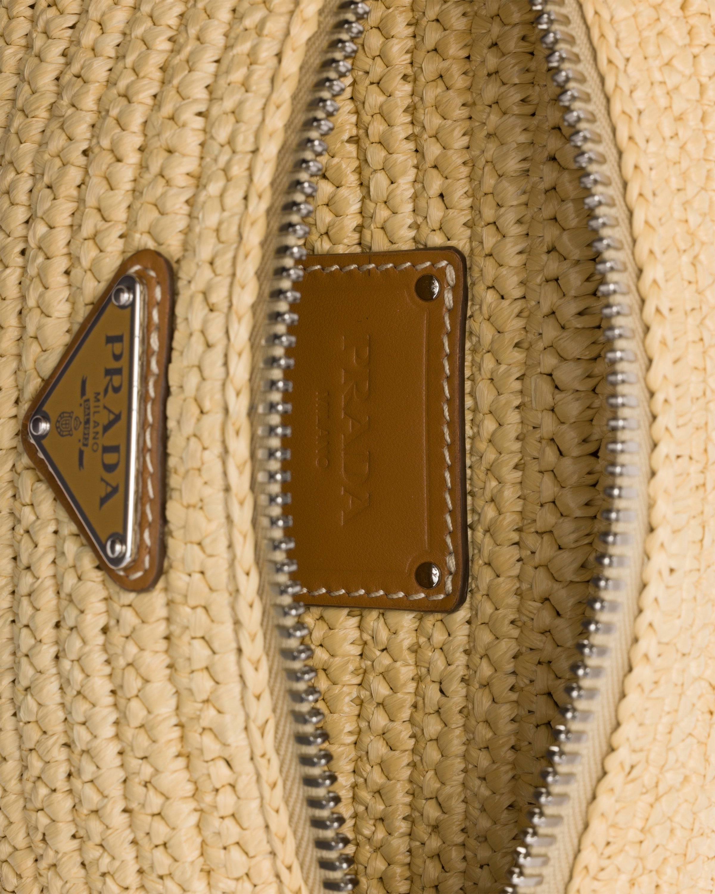 Crochet belt bag Natural