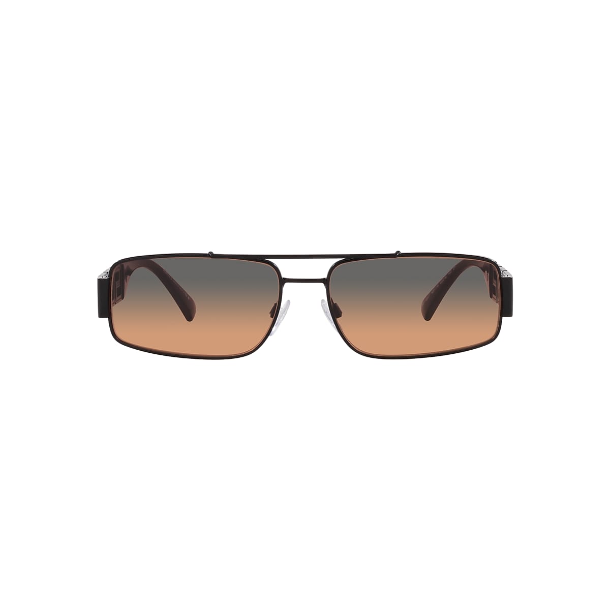 VERSACE VE2257 Gold - Men Luxury Sunglasses, Light Brown Mirror Dark Gold Lens