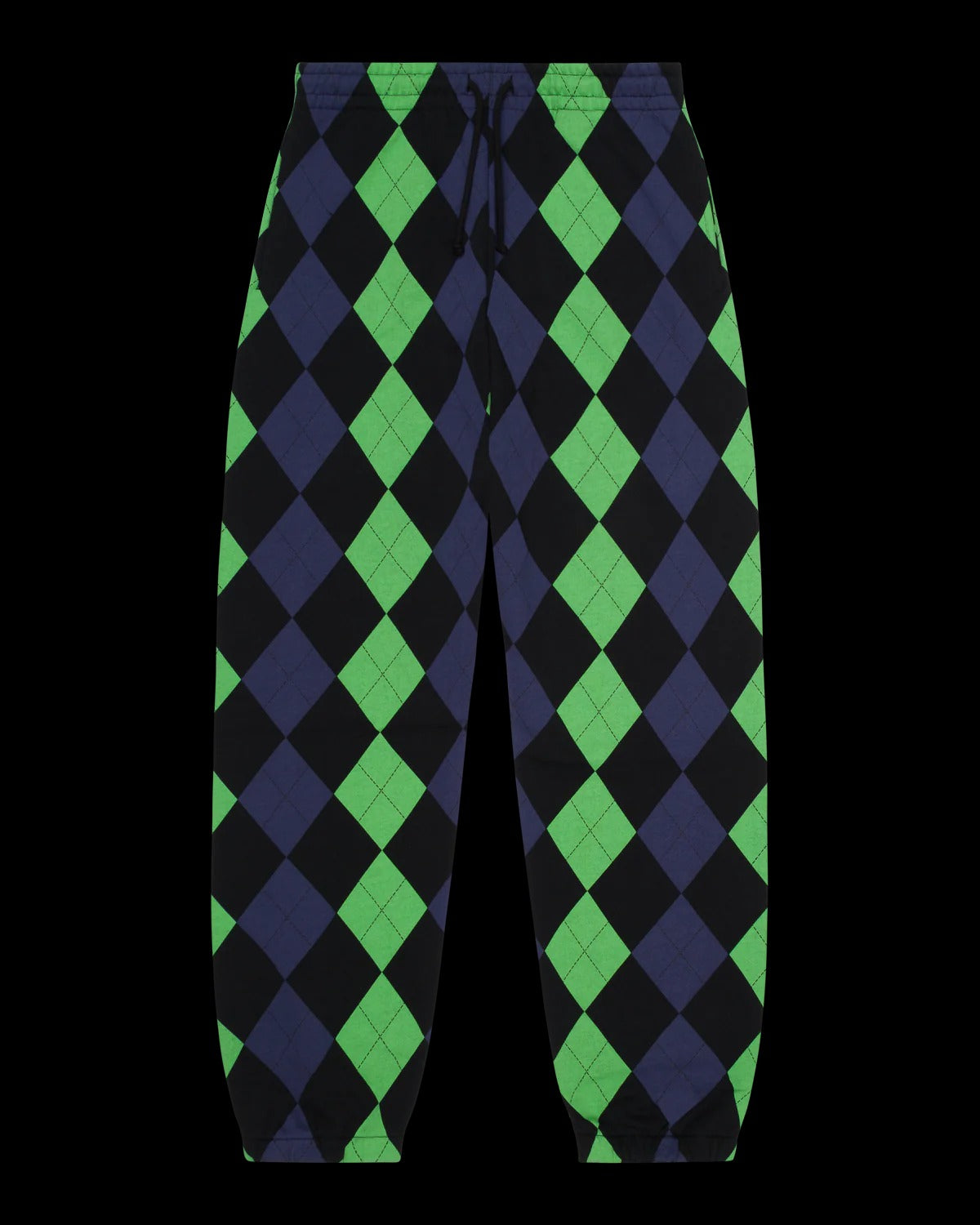 Derby Intarsia Sweatpant Green Green