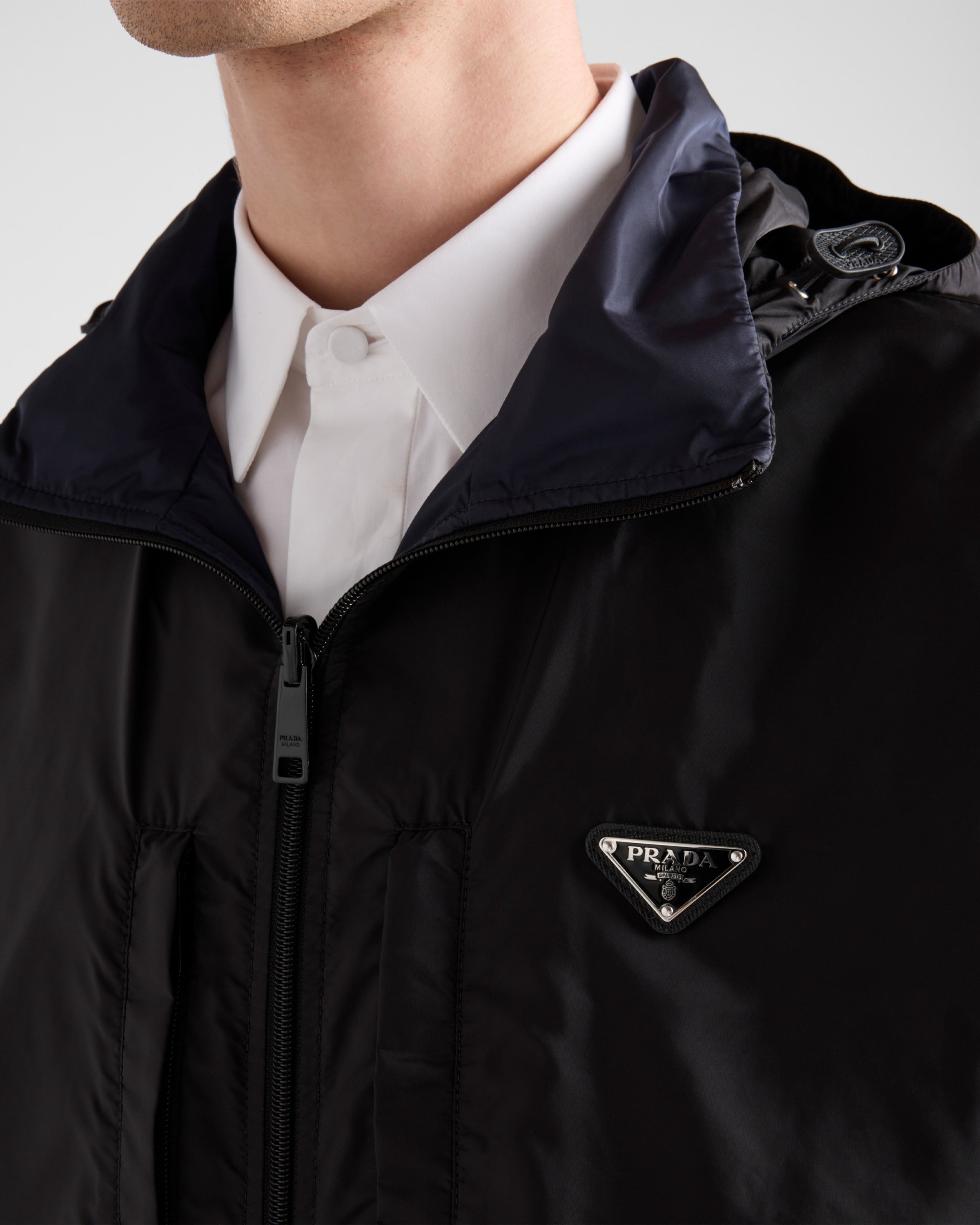 Re-Nylon jacket Black/Blue
