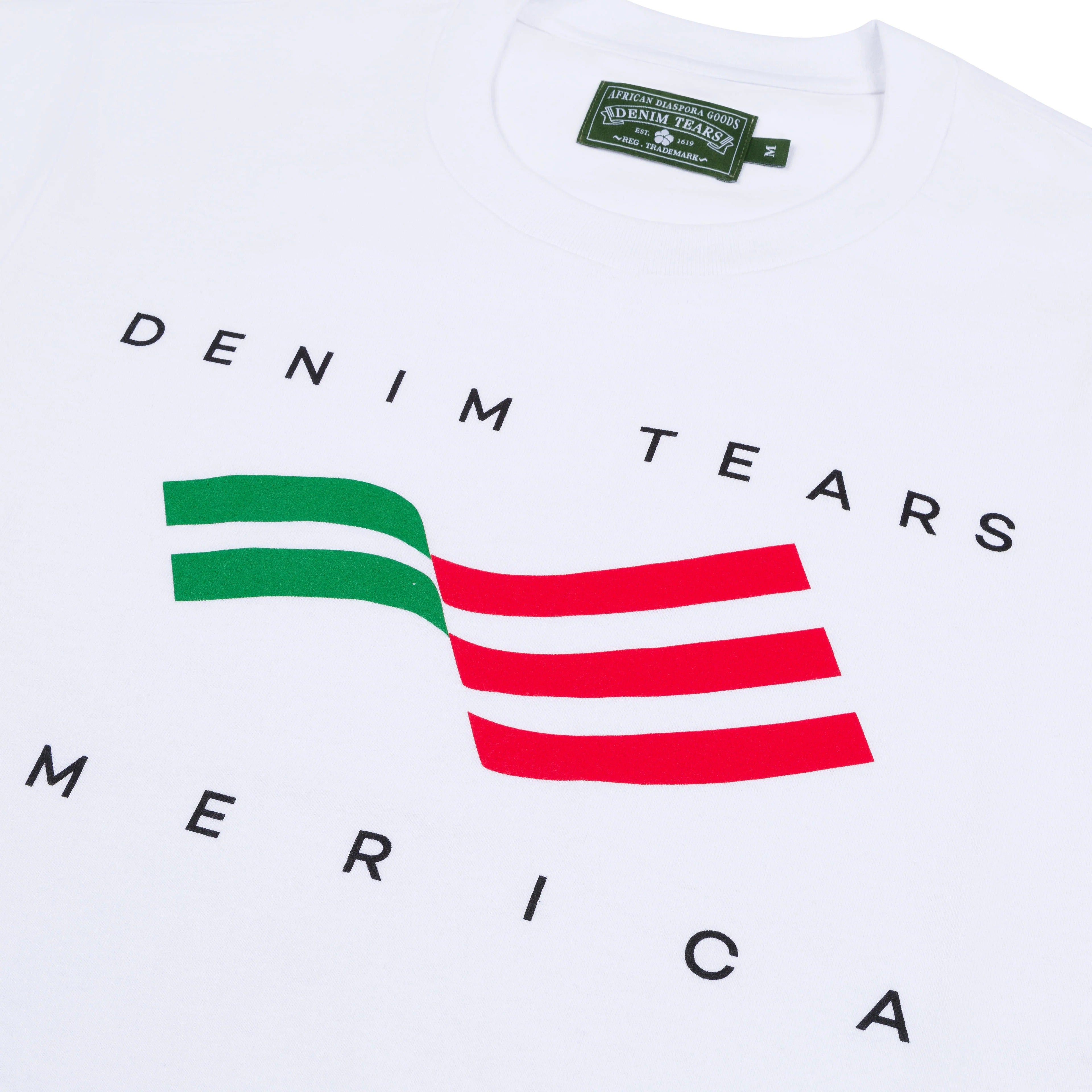 Denim Tears America Sportswear Tee White White