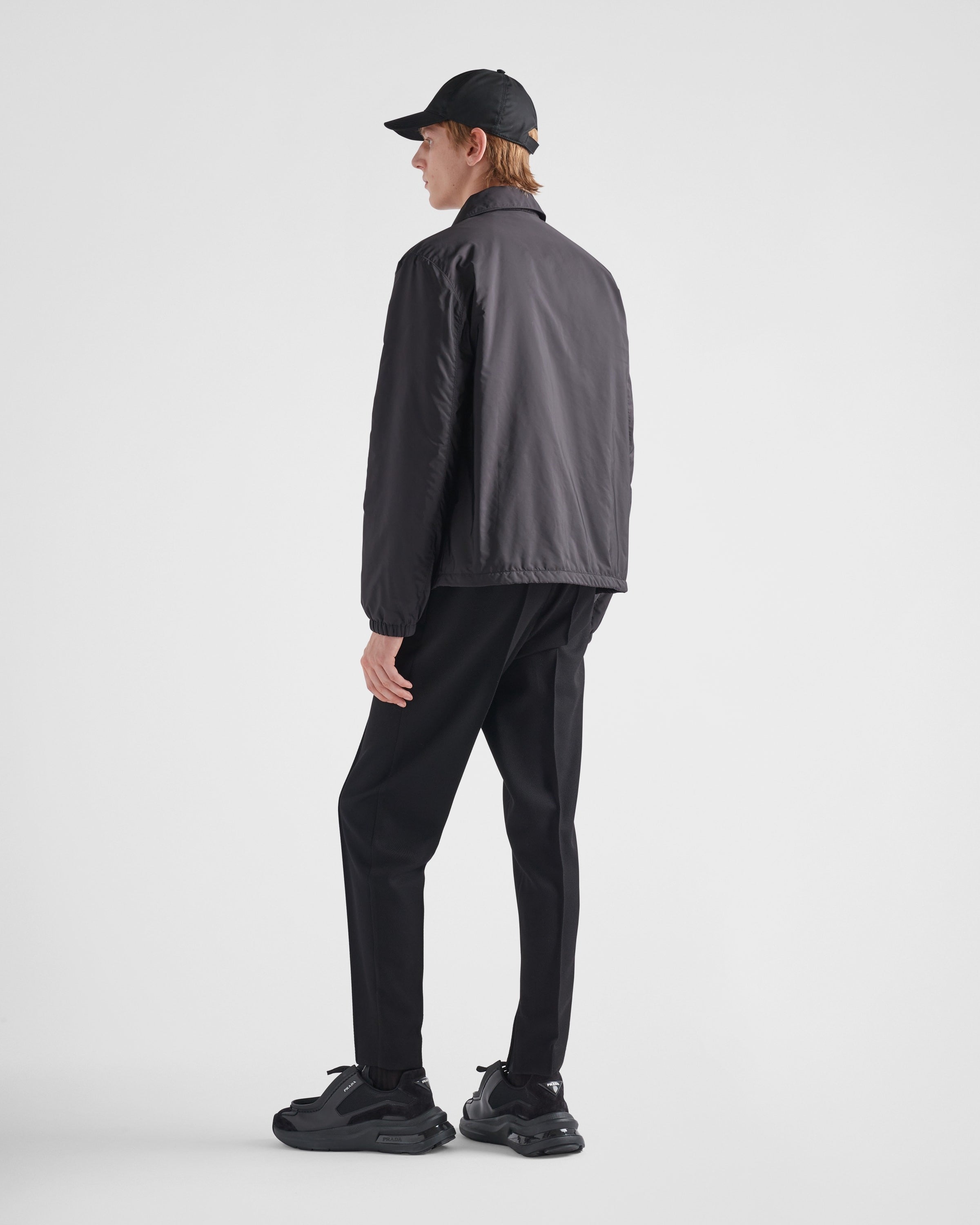 Re-Nylon blouson jacket Black