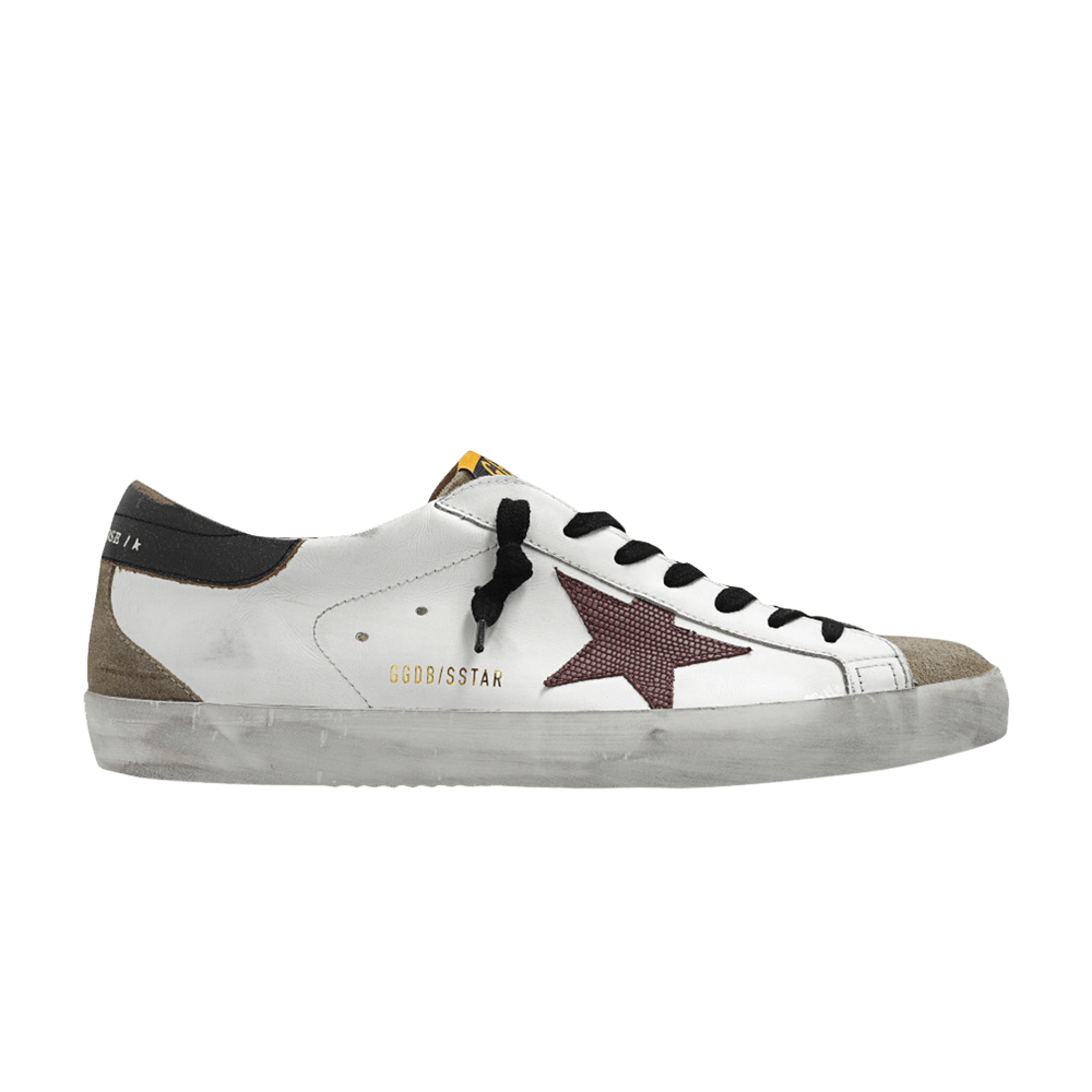 Golden Goose Superstar 'White Taupe Bordeaux'