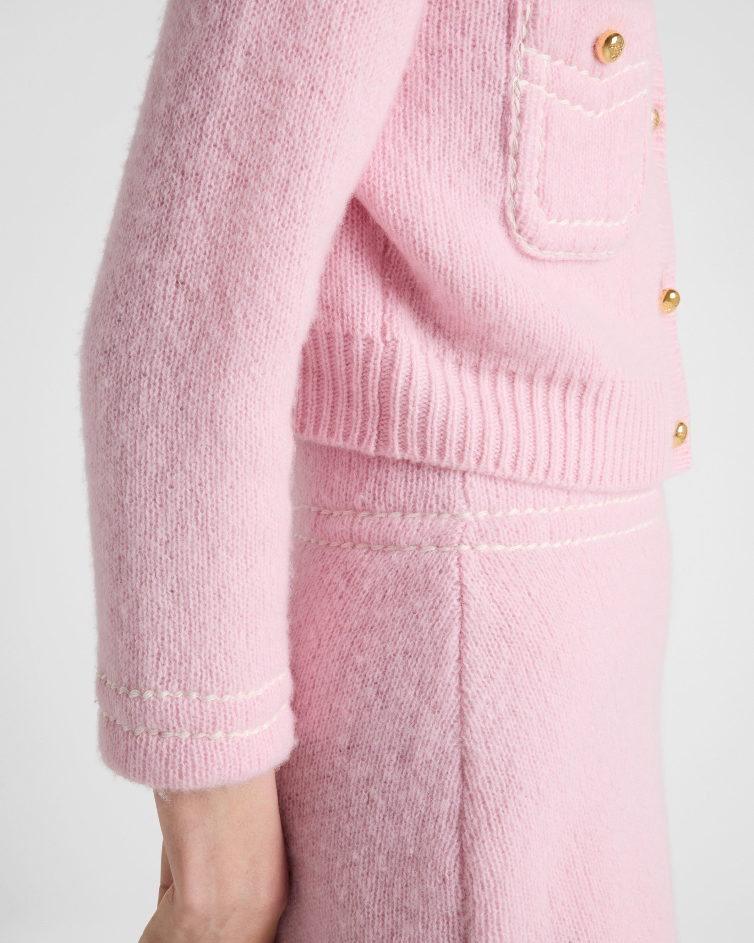 Cashmere cardigan Pink