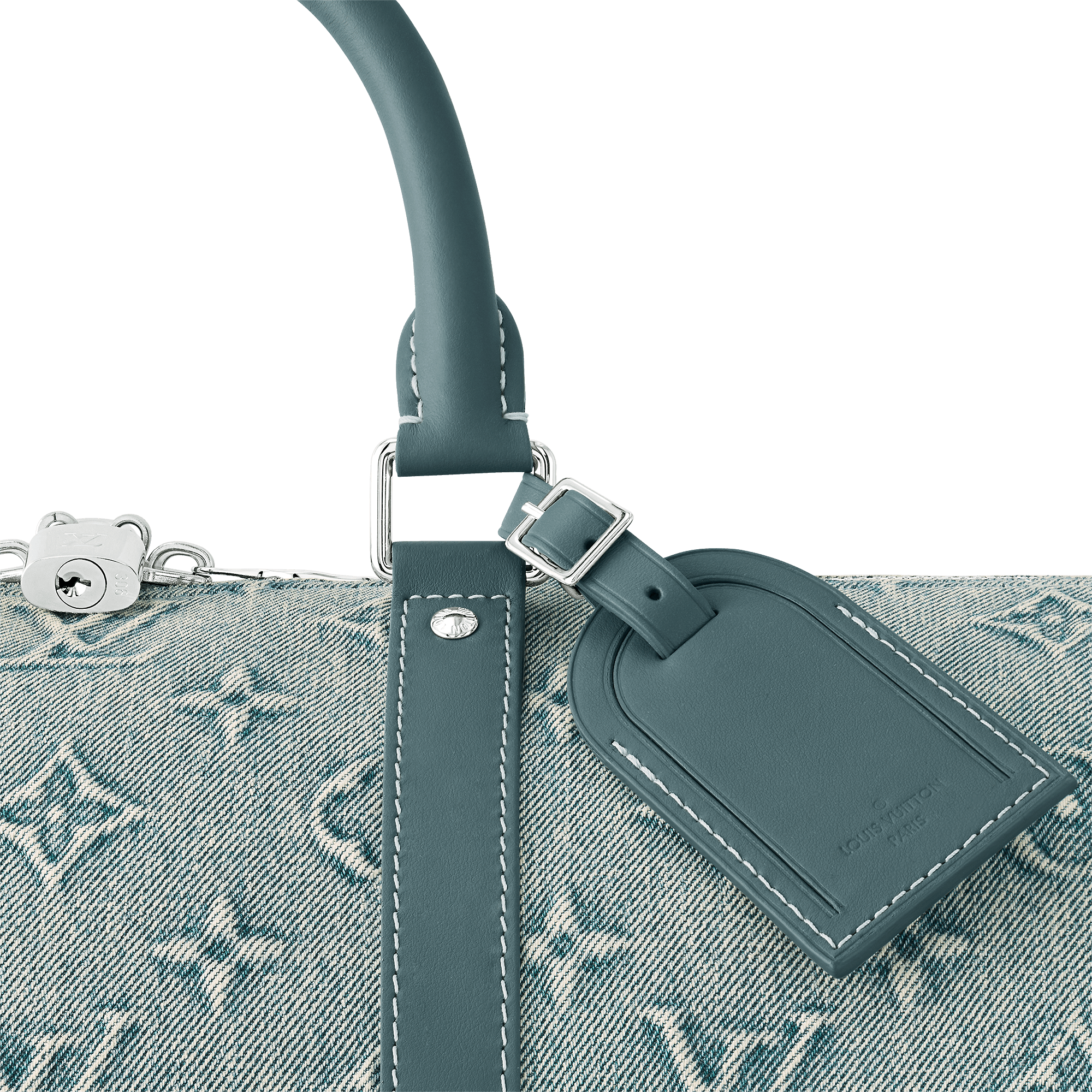 Keepall Bandoulière 50 Monogram Washed Denim