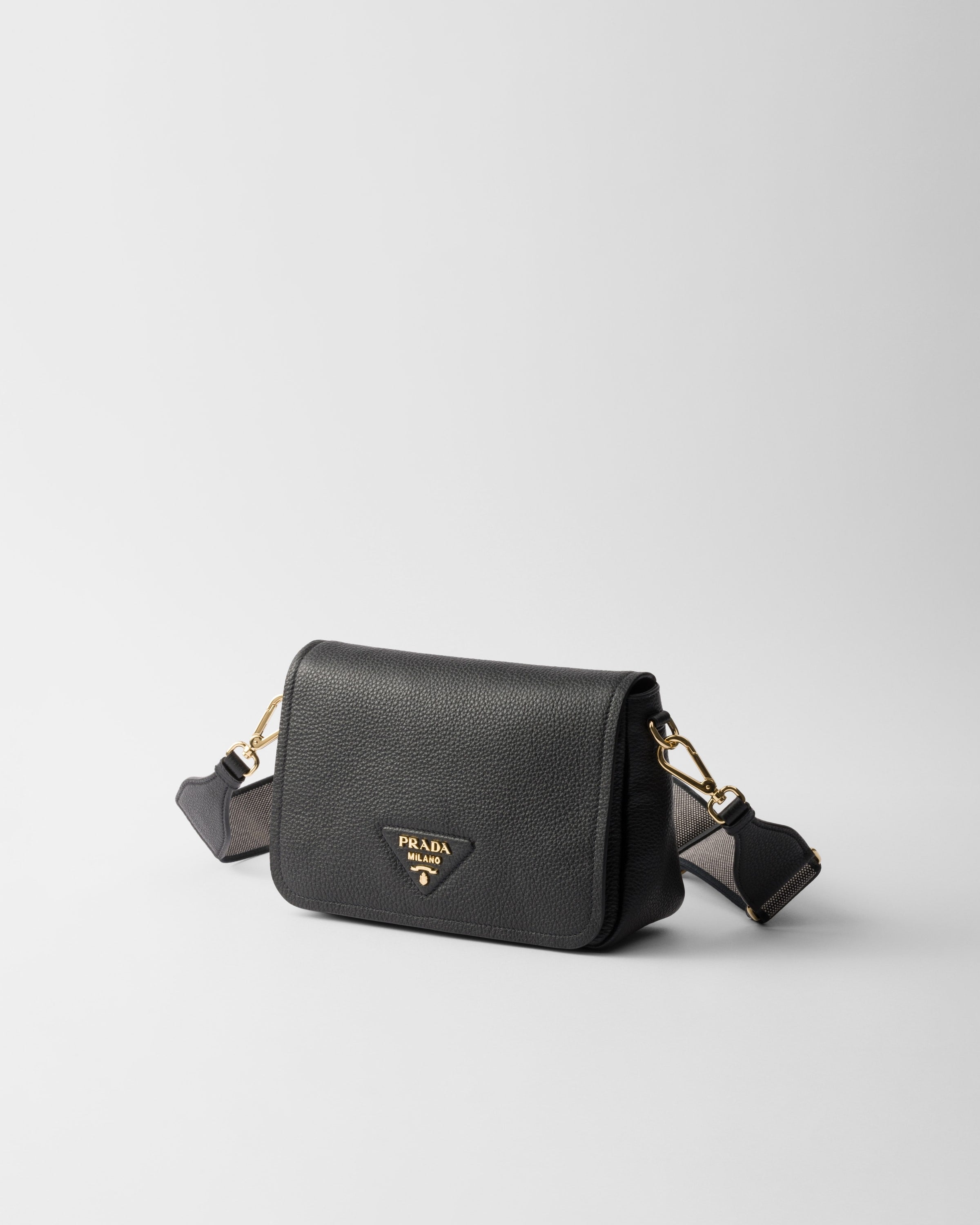 Leather shoulder bag Black
