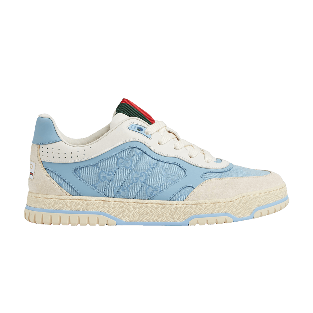 Gucci Re-Web Sneaker 'GG Canvas - Light Blue Ivory'