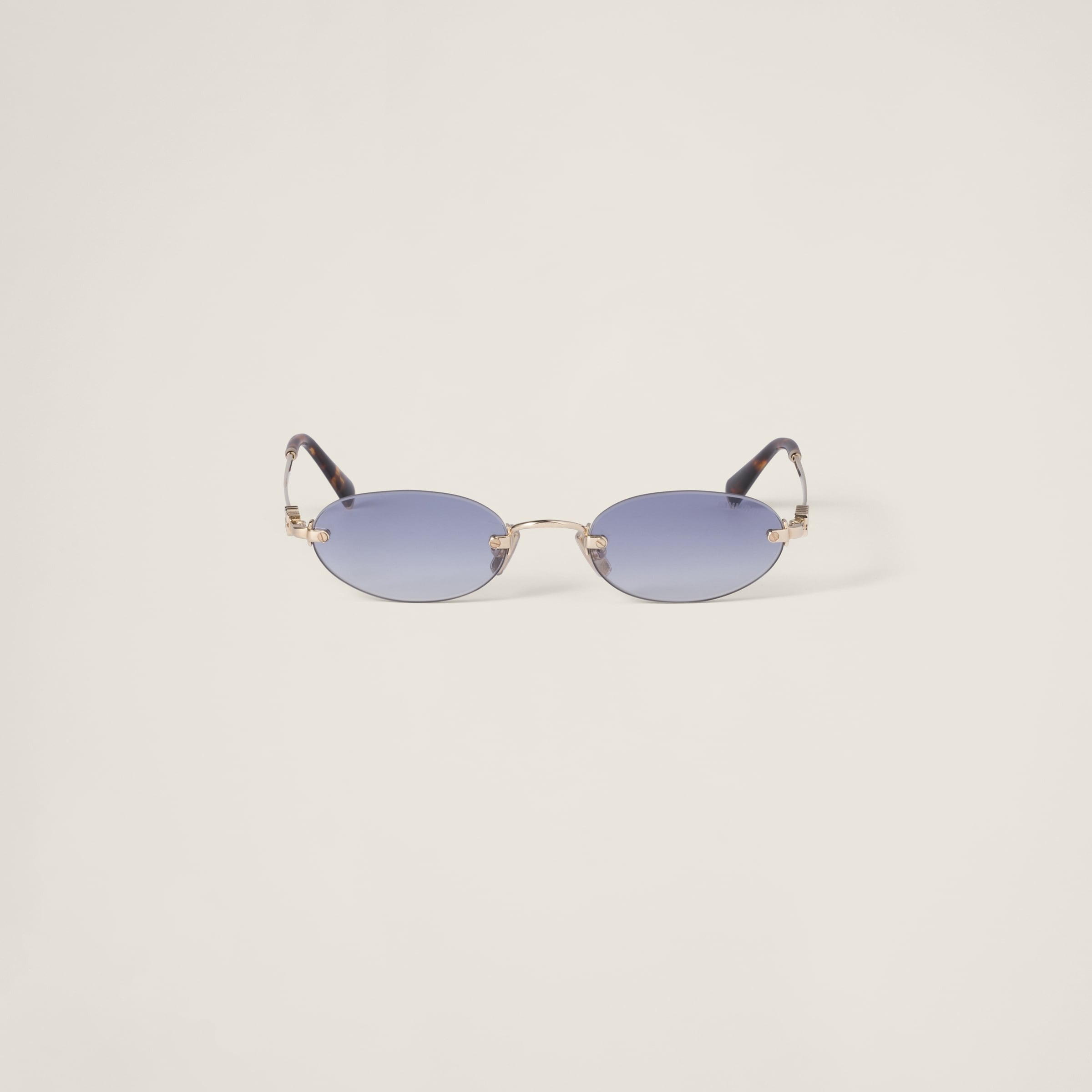 Miu Miu Logo sunglasses Indigo lenses