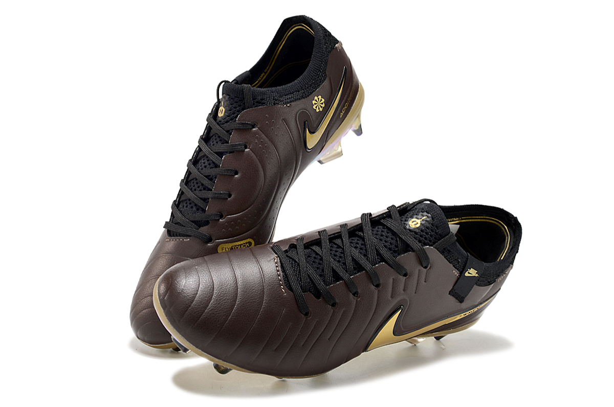 Nike Tiempo Legend Brown and Gold