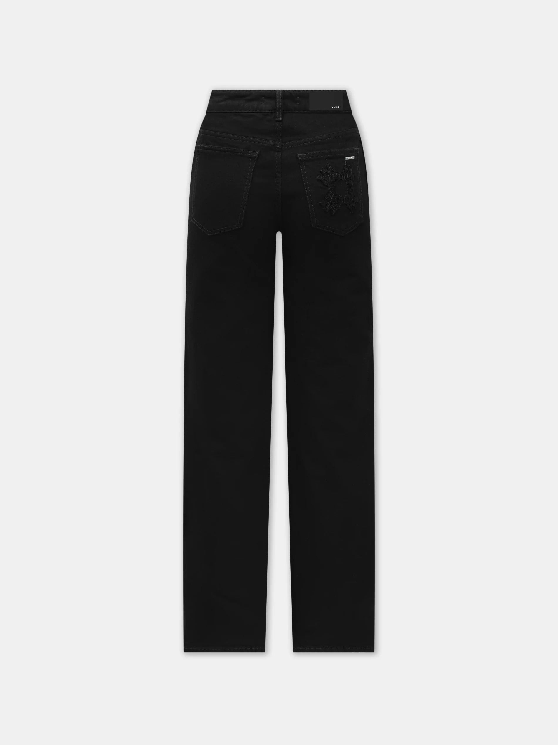 WOMEN'S MA QUAD PATCH SLIM JEAN BLACK OD