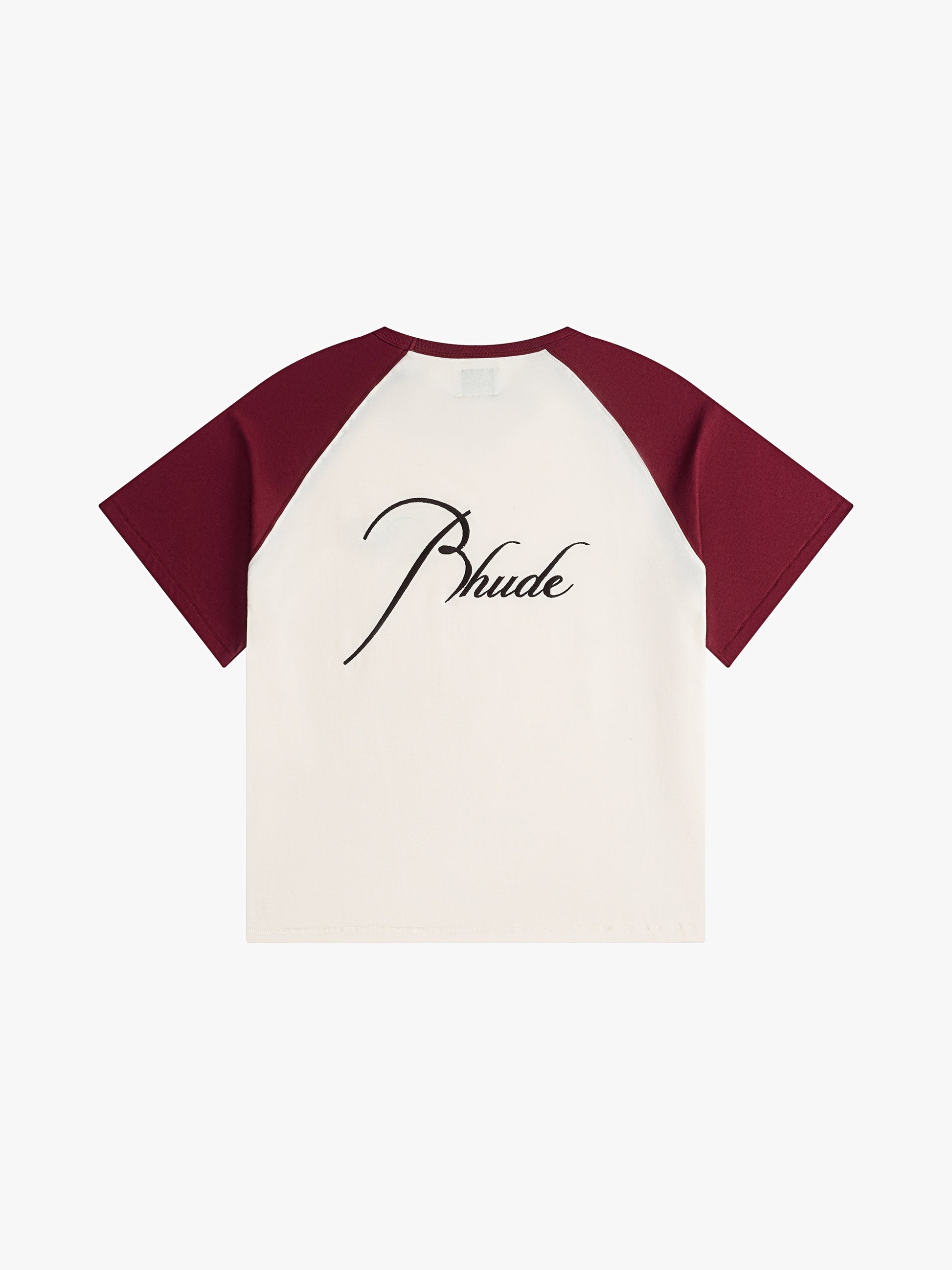 RAGLAN LOGO TEE - VTG WHITE / BORDEAUX