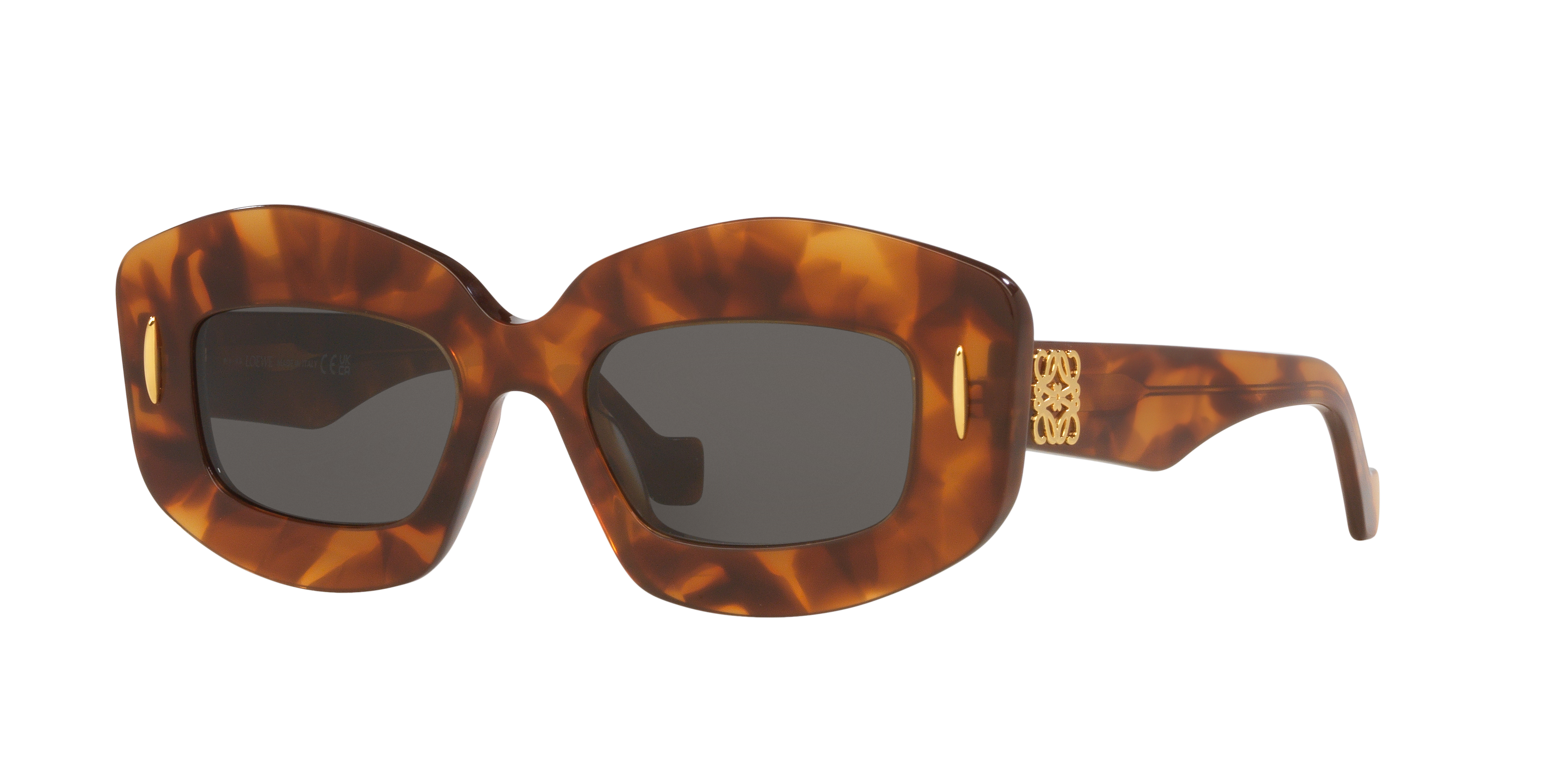 LOEWE LW40114I Tortoise Black - Women Sunglasses, Grey Lens