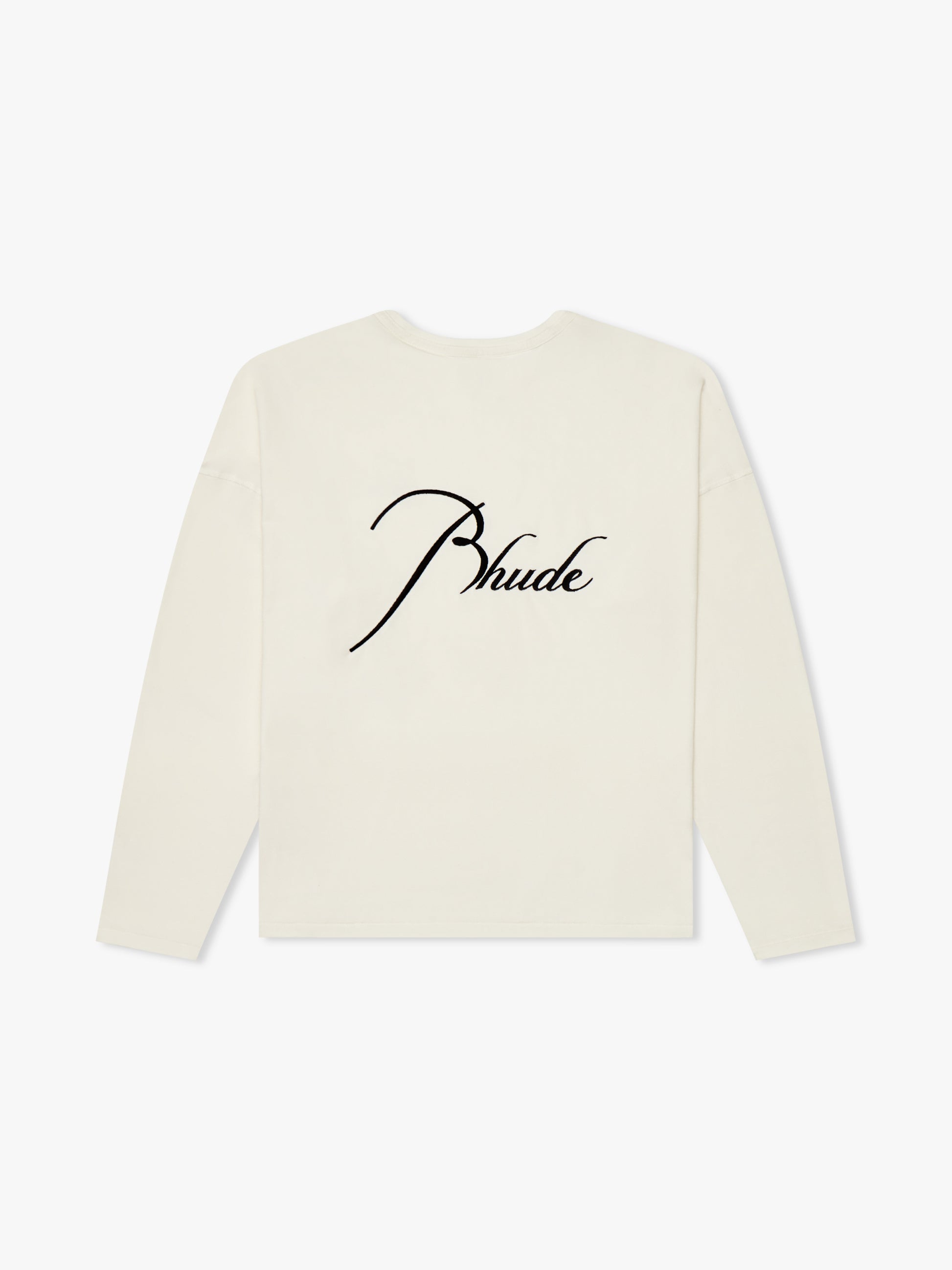 LS REVERSE TEE - VTG WHITE