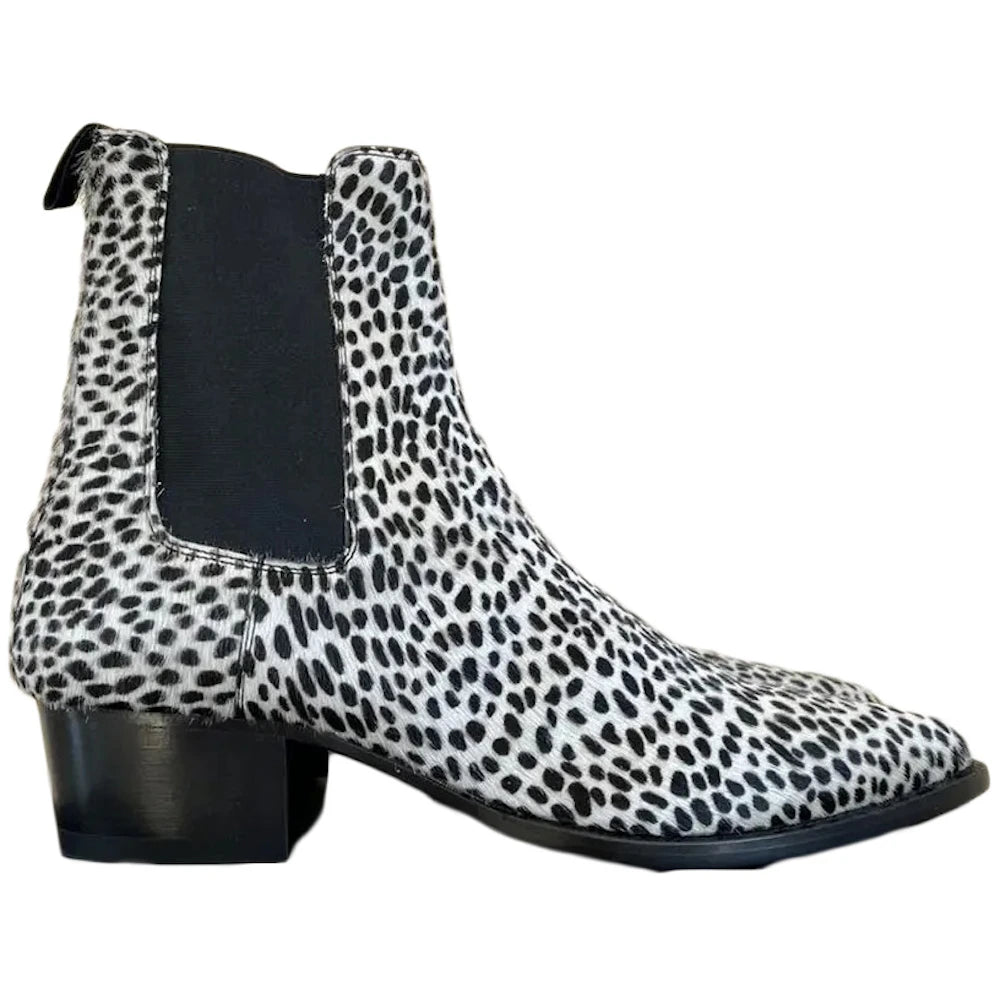 AMIRI Chelsea Boots Black White Leather