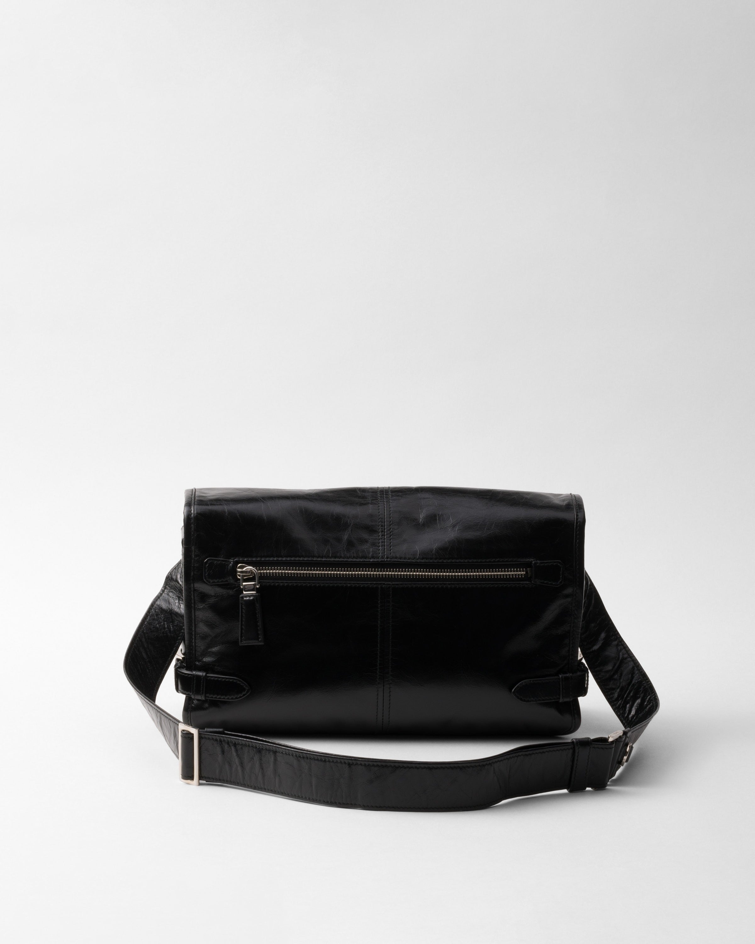 Leather shoulder bag Black