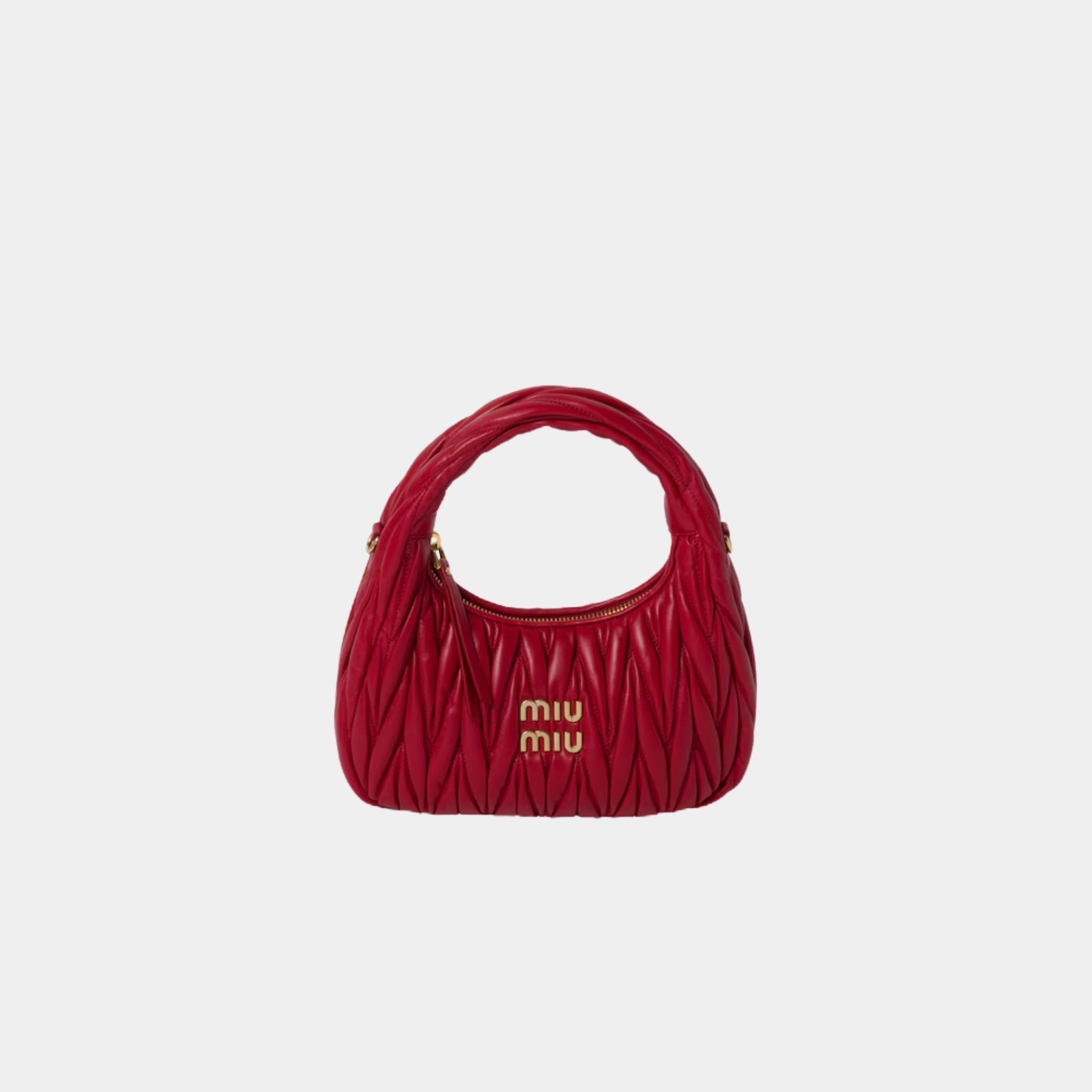 Wander Matelasse Nappa Leather Hobo Bag