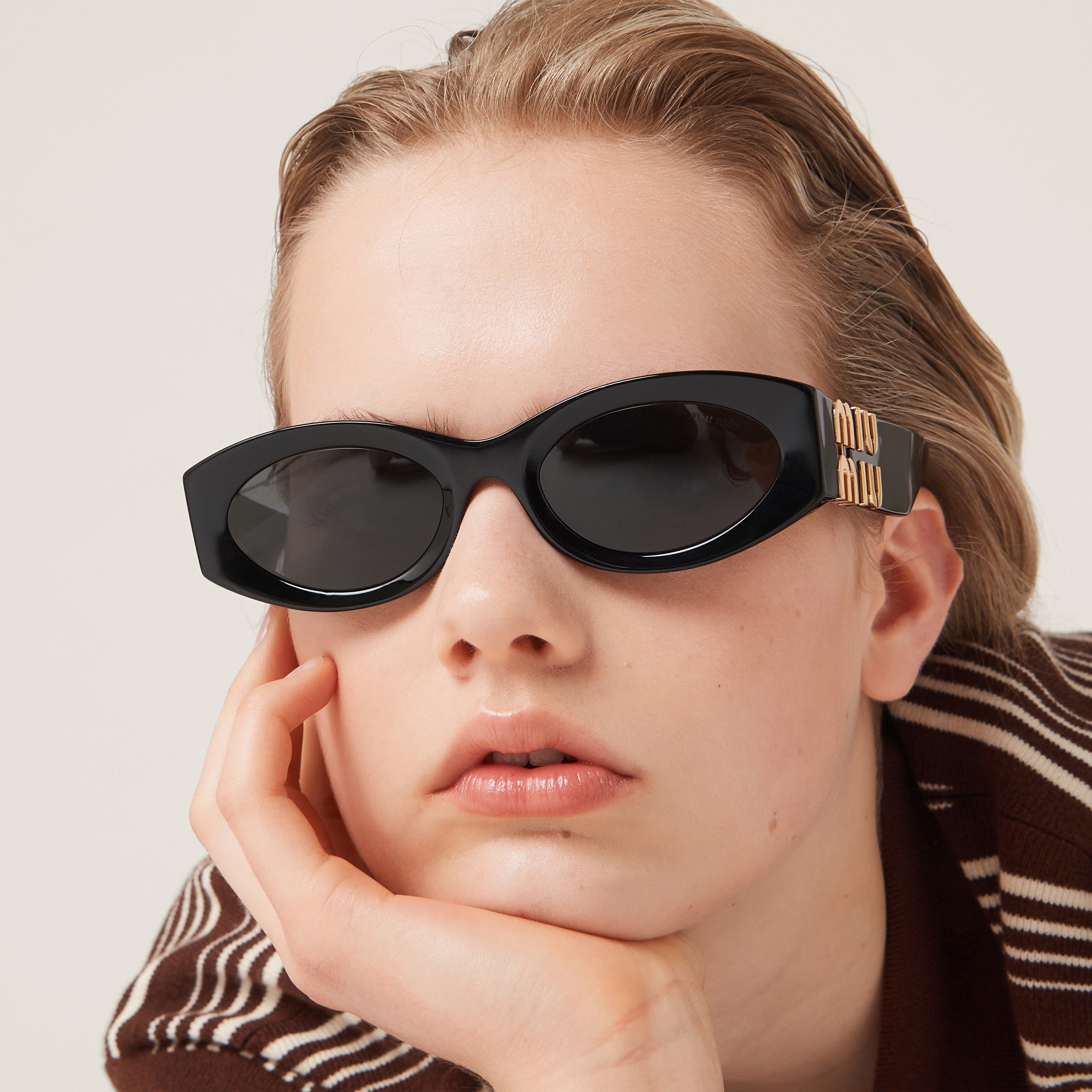 Miu Glimpse sunglasses Slate Gray Lenses