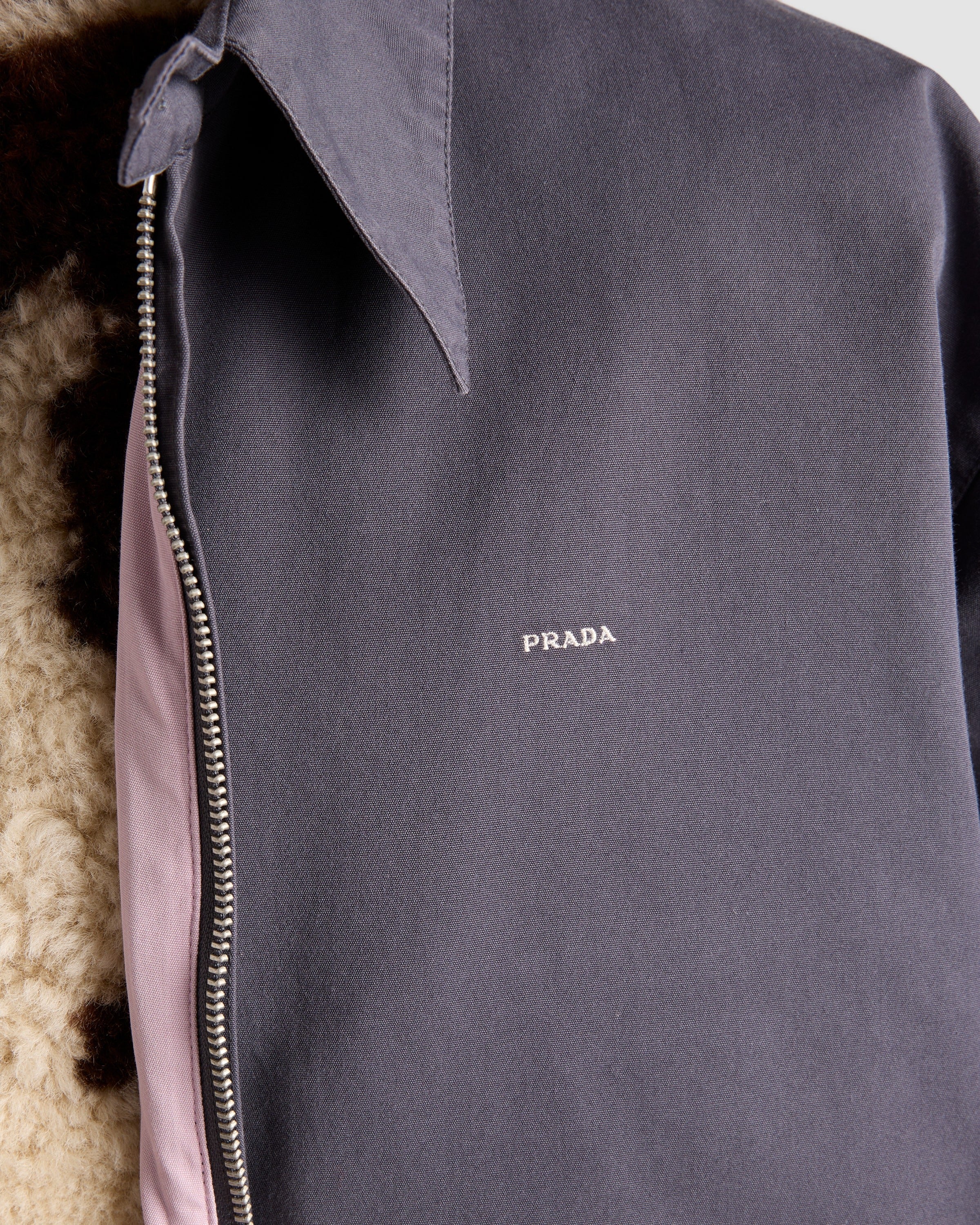 Cotton jacket Smoky Gray/Alabaster Pink