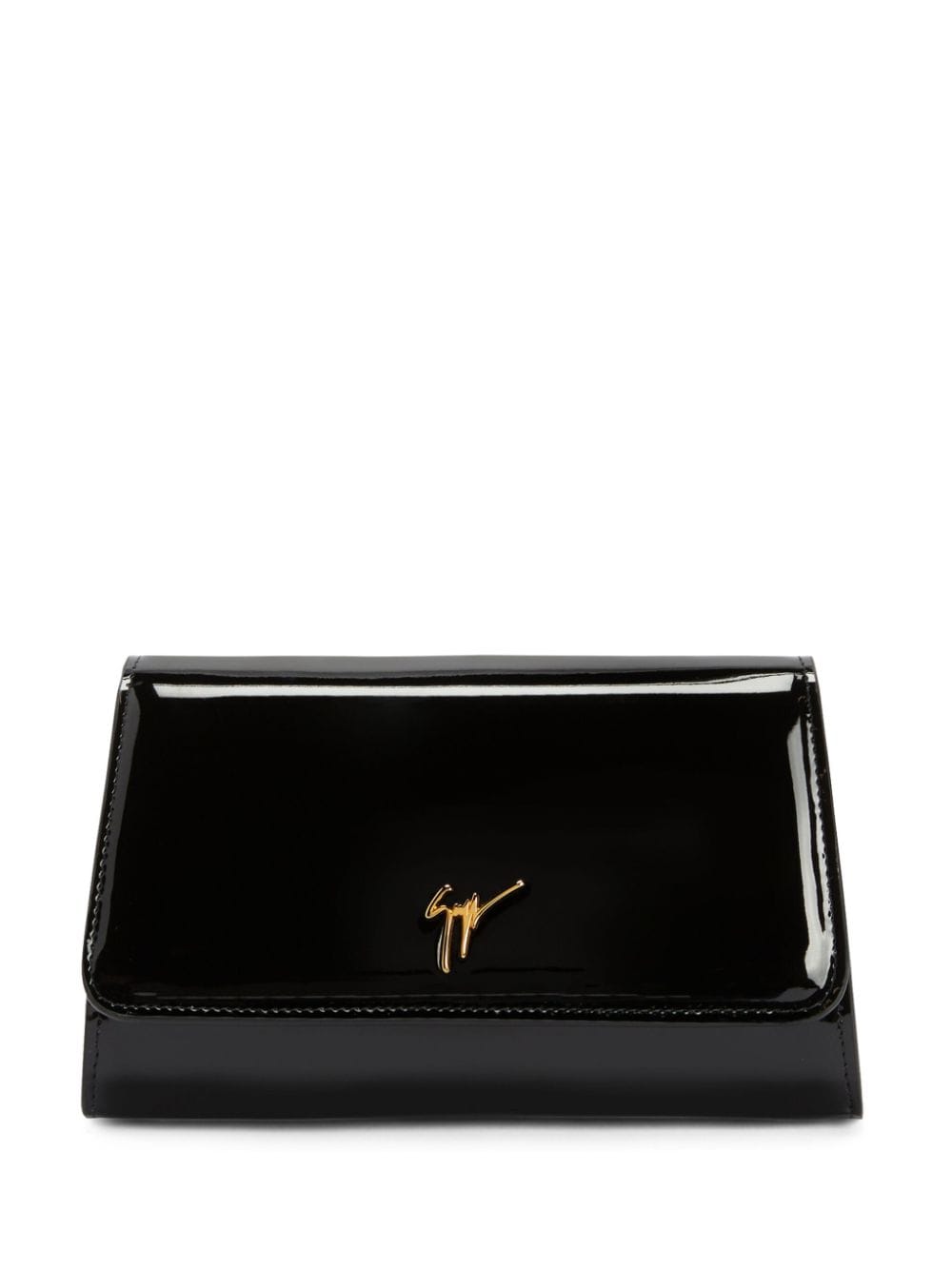 Giuseppe Zanotti Cleopatra patent-finish Clutch Bag