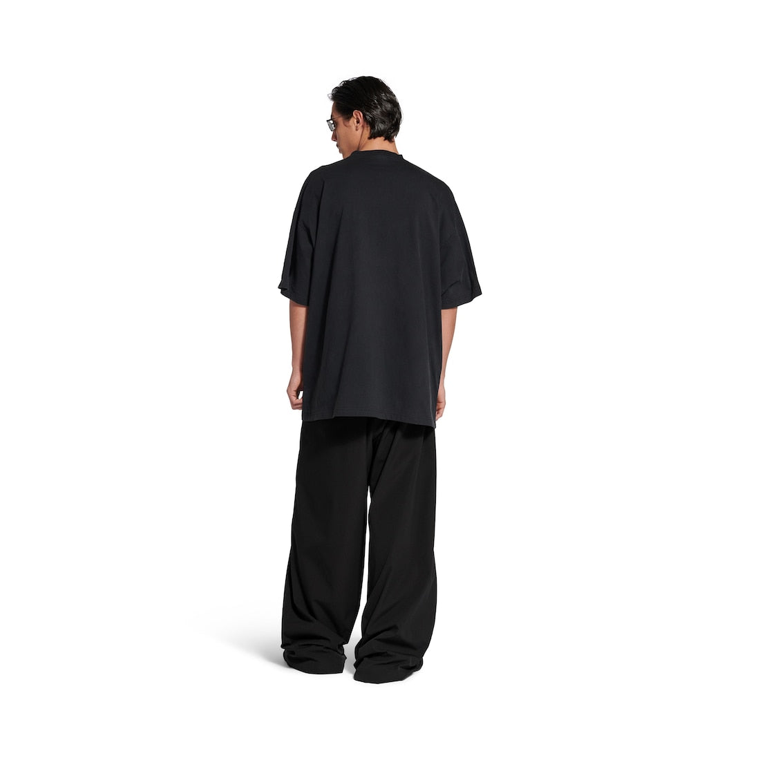 Balenciaga I Puma Oversized T-shirt in Black Faded