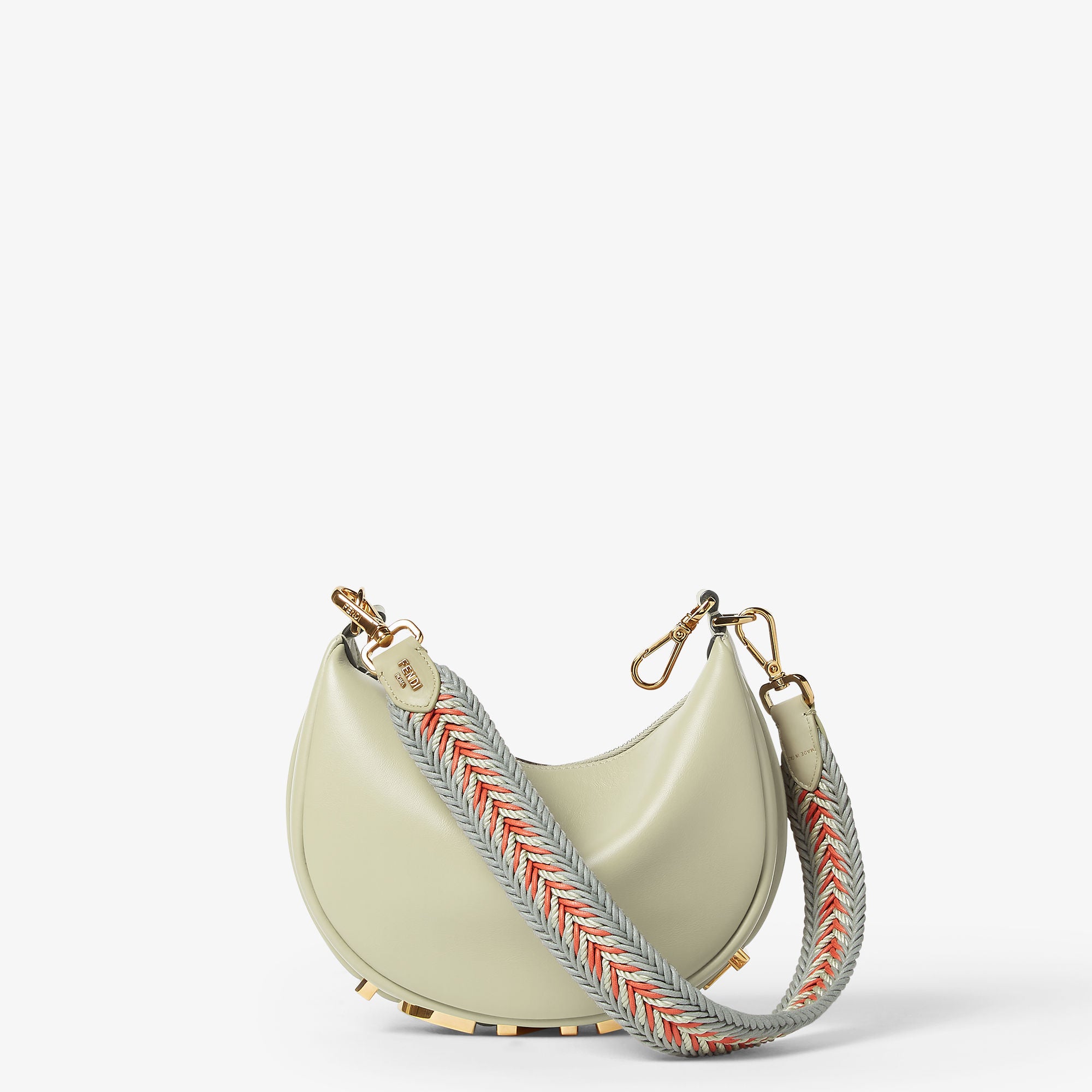Fendigraphy Mini Sage green leather mini-bag