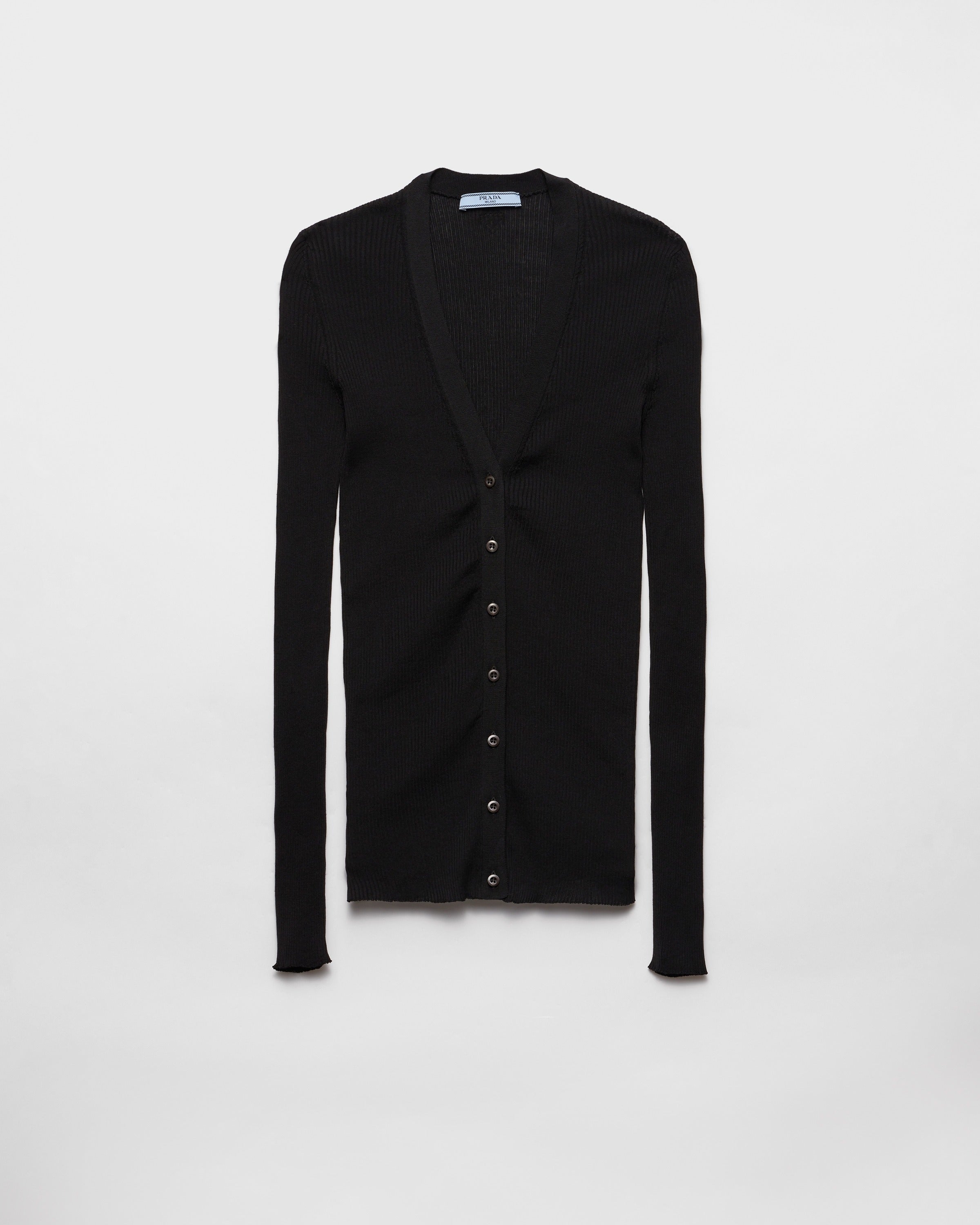 Cotton cardigan Black