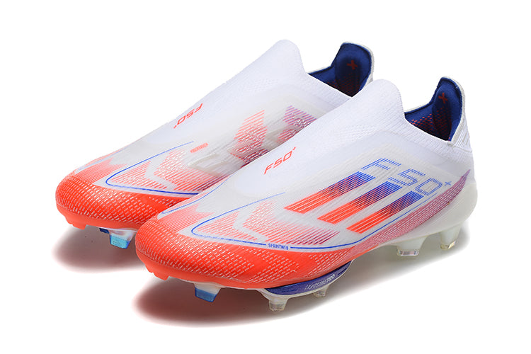 Adidas F50 White / Solar Red / Lucid Blue