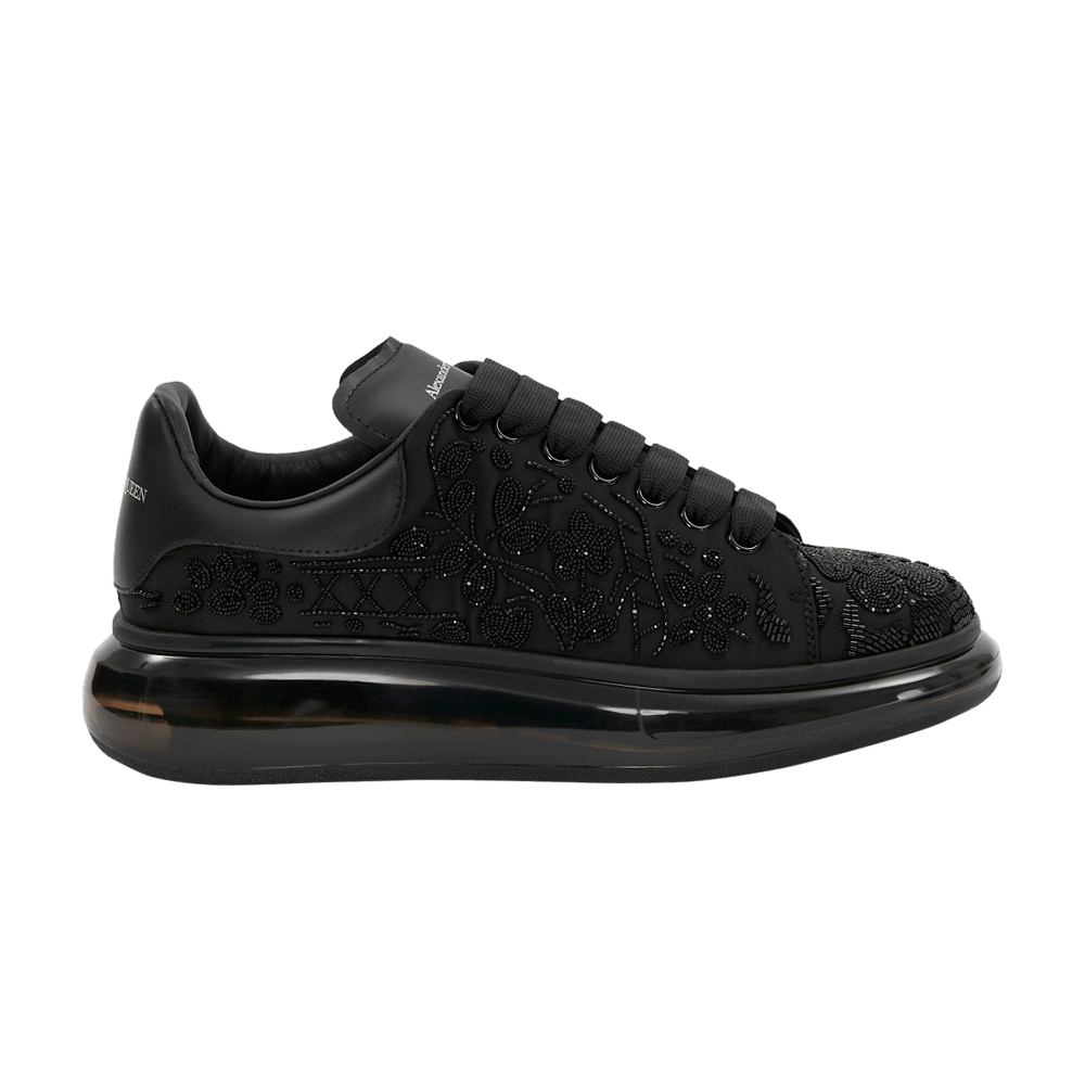 Alexander McQueen Oversized Sneaker 'Botanical Beads Embroidery - Black'