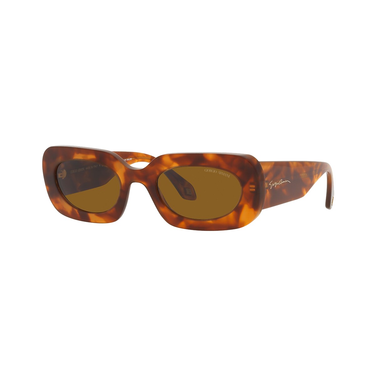 GIORGIO ARMANI AR8182 Red Havana - Women Sunglasses, Brown Lens