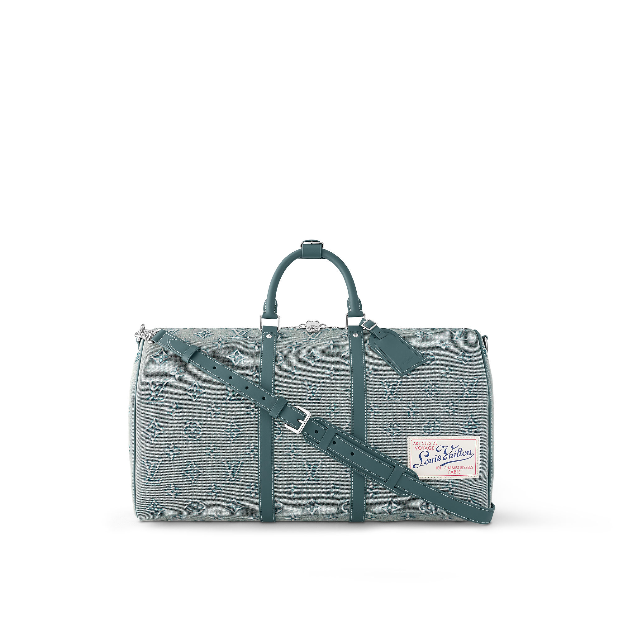 Keepall Bandoulière 50 Monogram Washed Denim