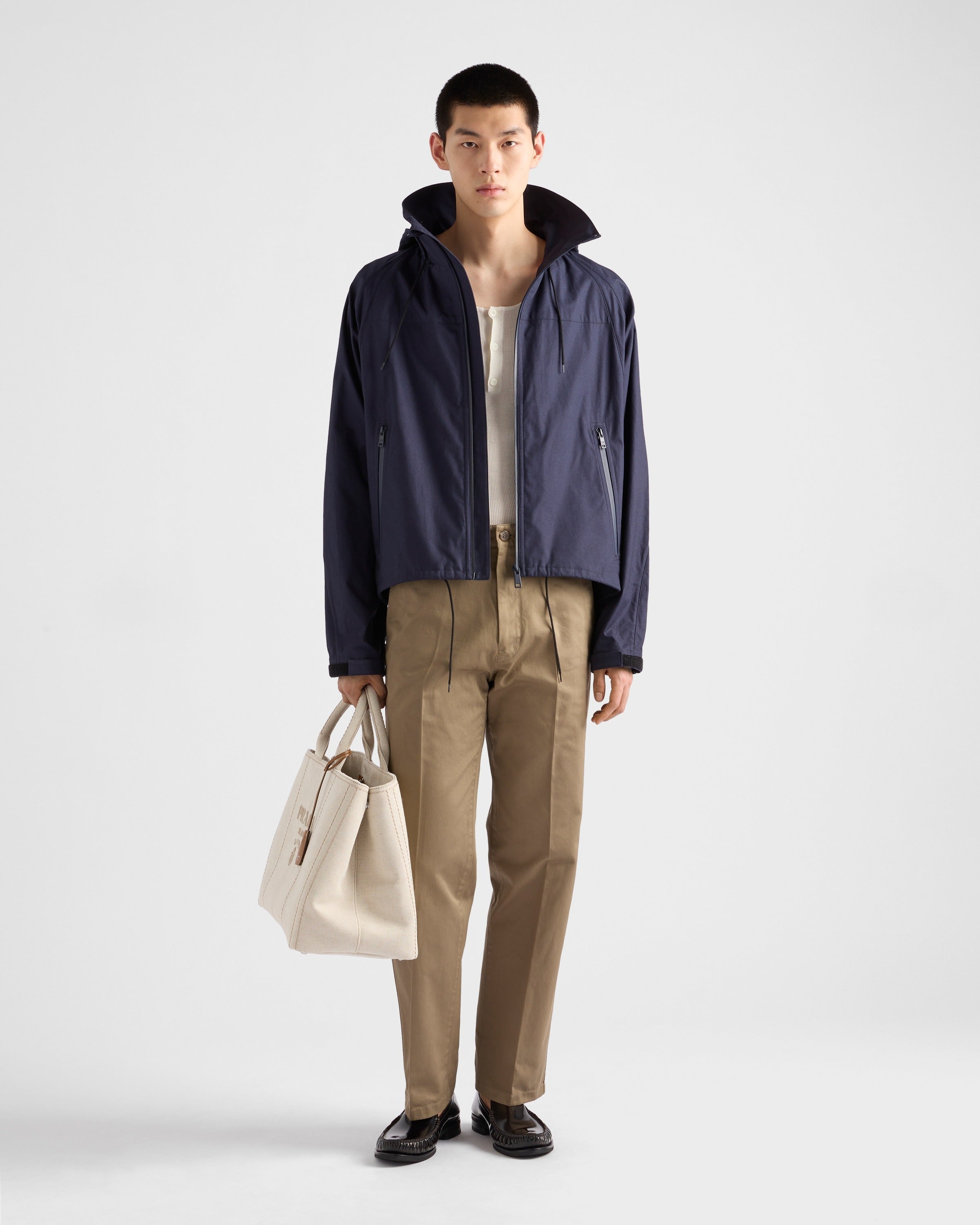 Cotton jacket Navy