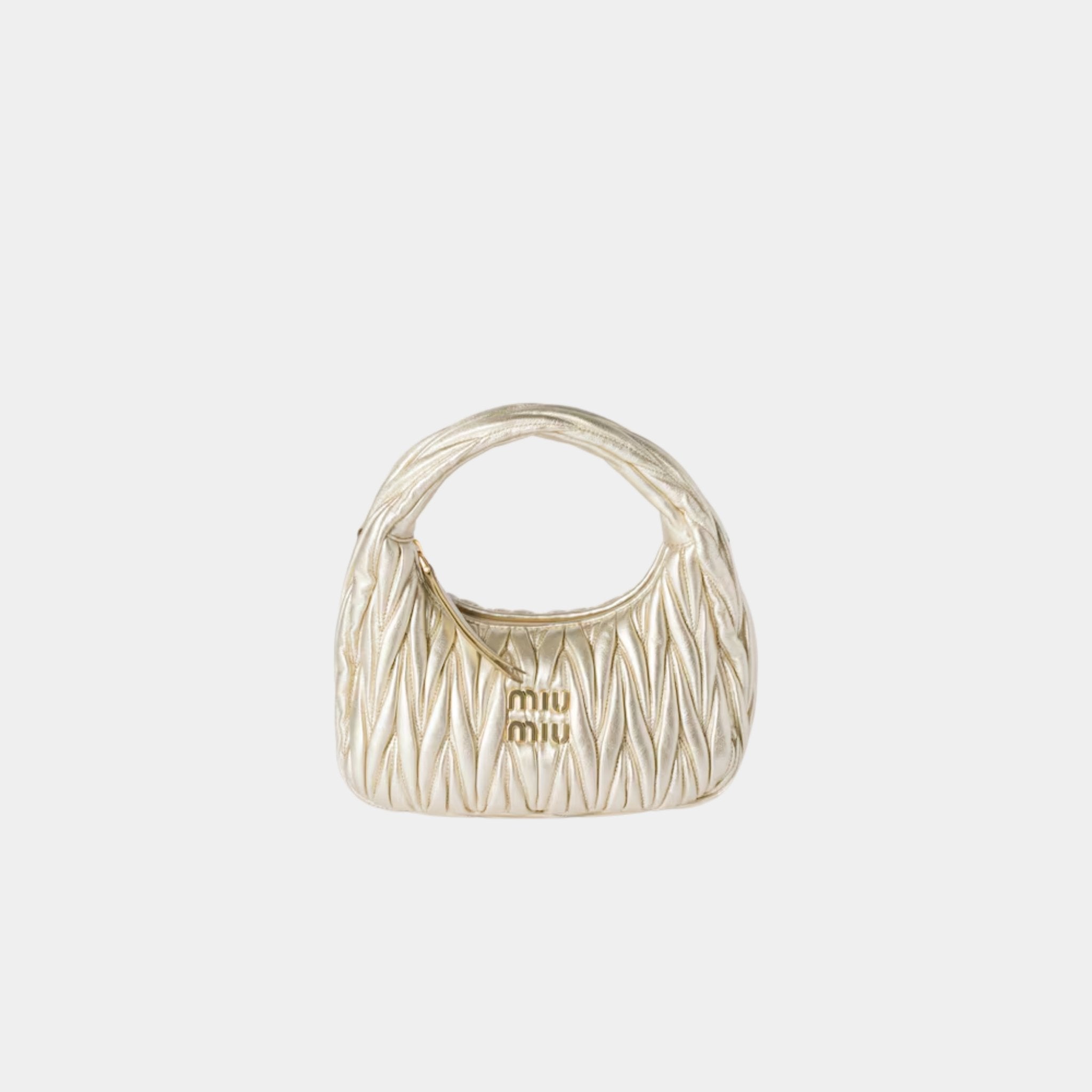 Wander Matelasse Nappa Leather Hobo Bag