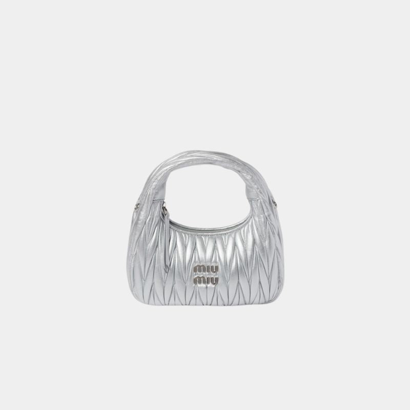 Wander Matelasse Nappa Leather Hobo Bag