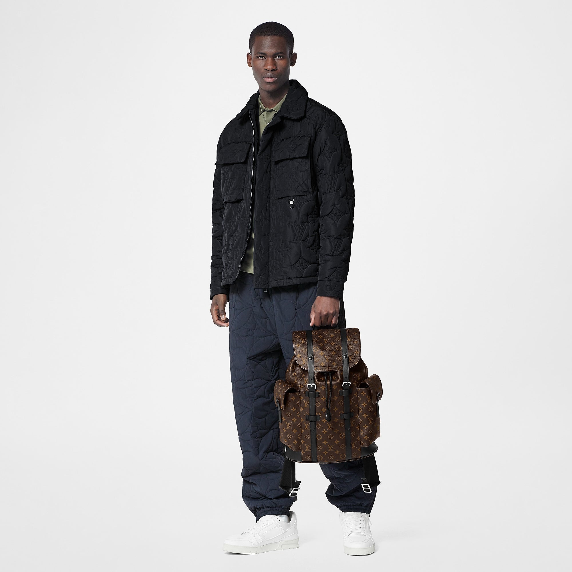 Christopher MM - Monogram Macassar Canvas