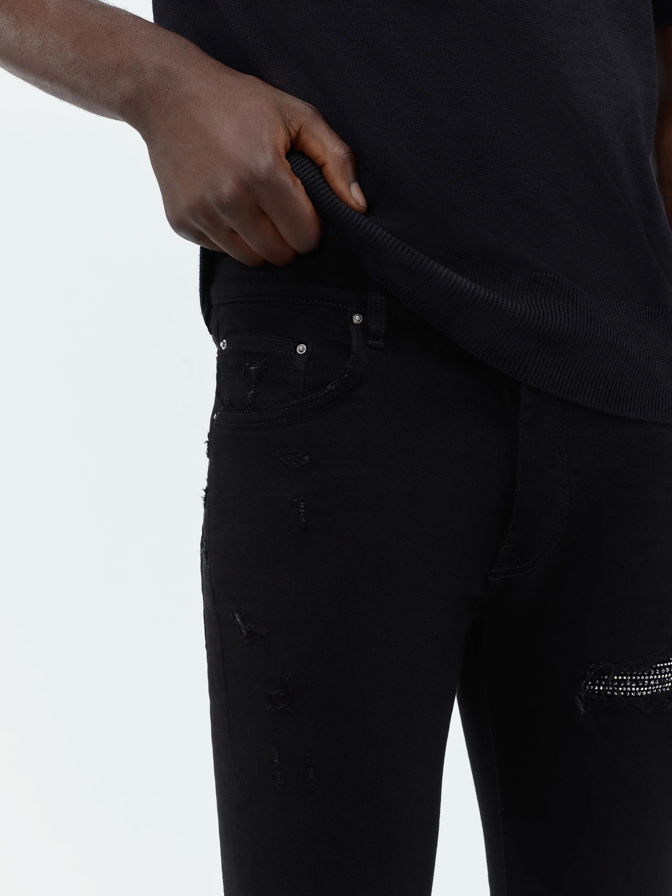 CRYSTAL MX1 JEAN BLACK OD