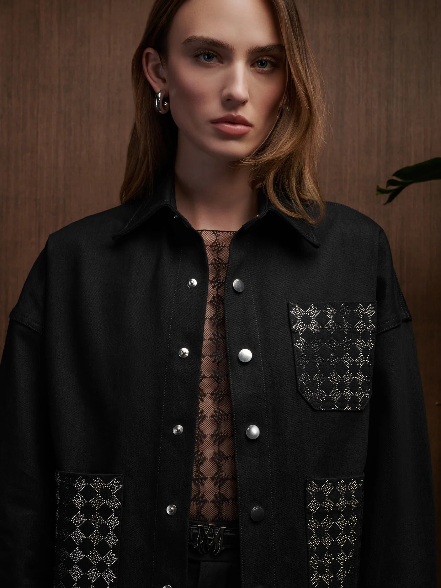 WOMEN'S MA QUAD CRYSTAL WORKWEAR JACKET BLACK OD