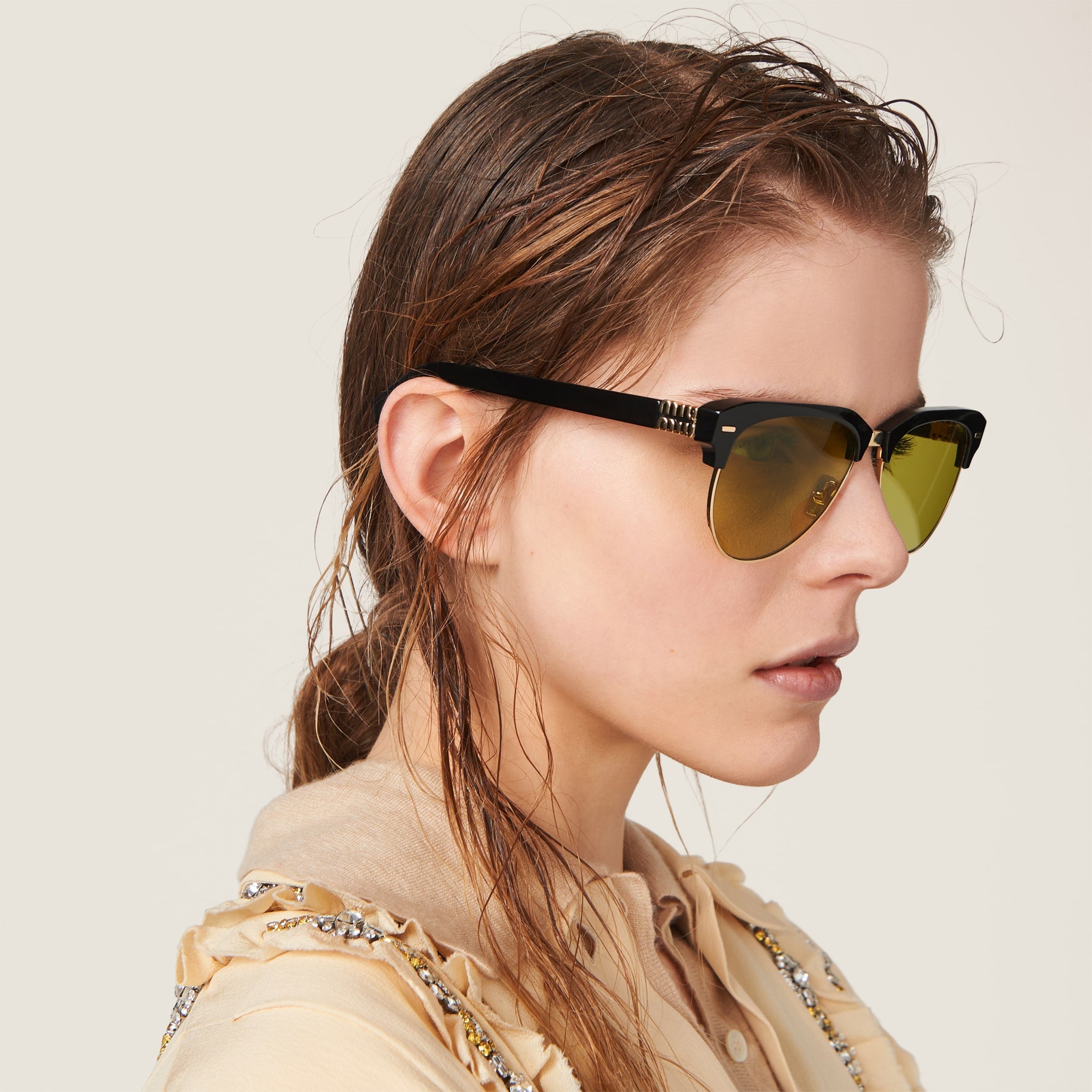 Miu Miu Runway sunglasses Acid Yellow lenses