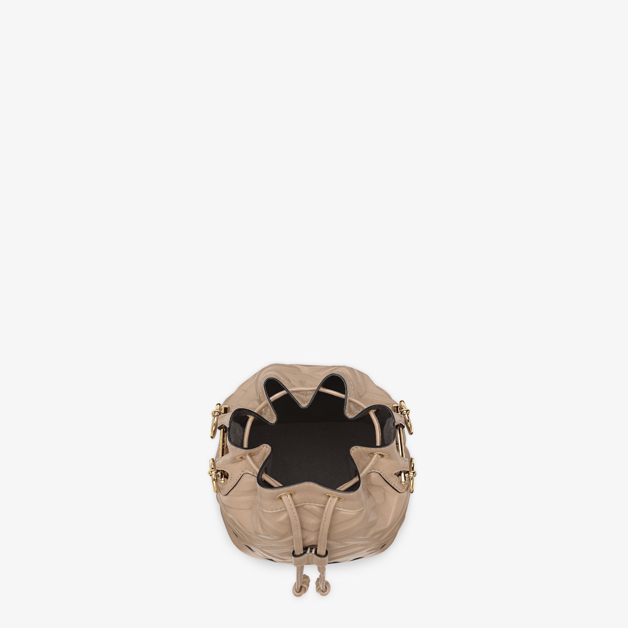 Mon Tresor Dove-gray leather mini-bag