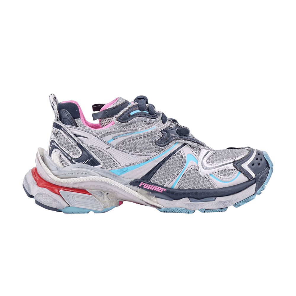 Balenciaga Wmns Runner Sneaker 'Grey Blue Pink'