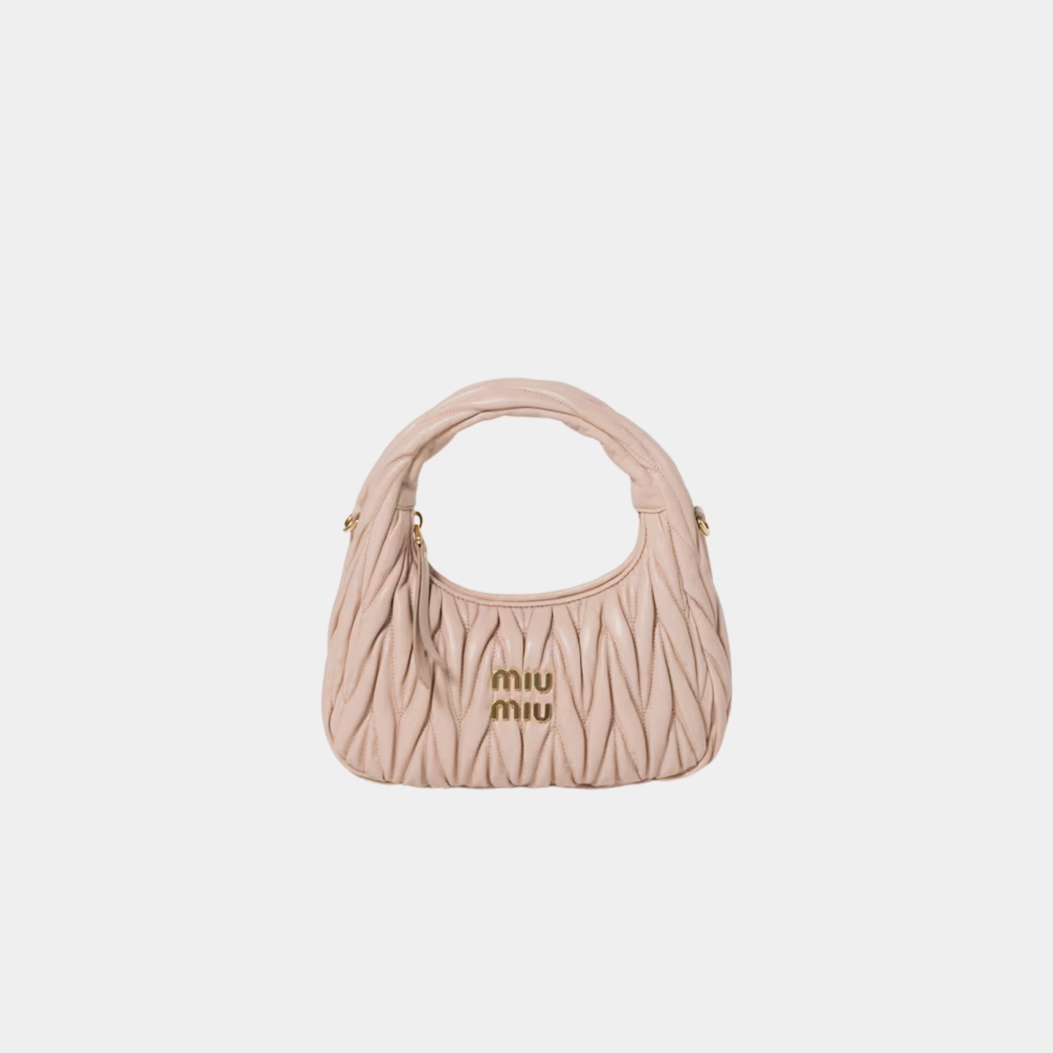 Wander Matelasse Nappa Leather Hobo Bag