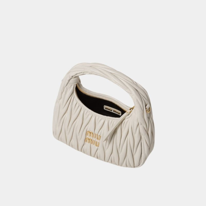 Wander Matelasse Nappa Leather Hobo Bag