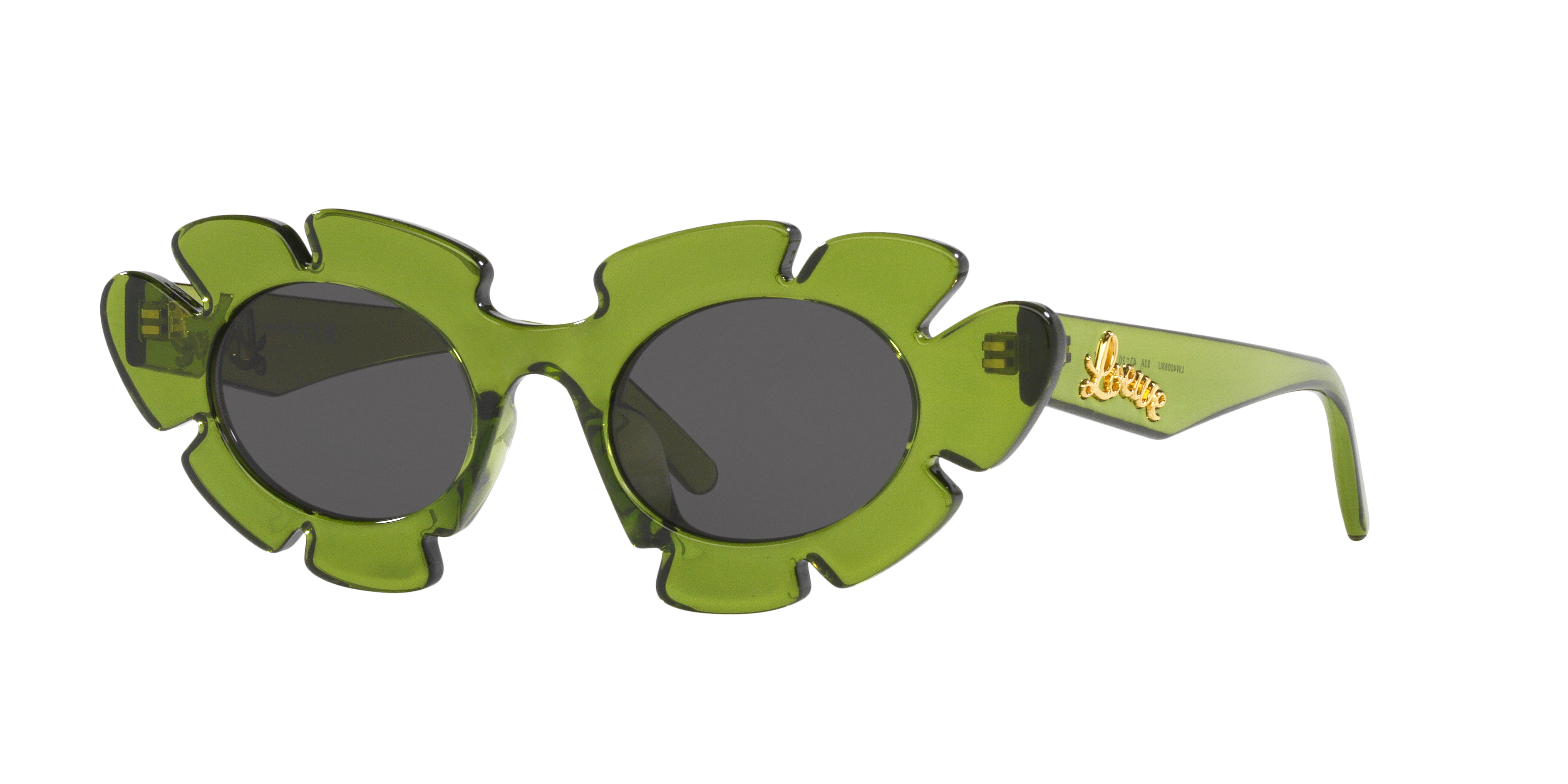 LOEWE Paulas Ibiza LW40088U Green - Unisex Sunglasses, Grey Lens