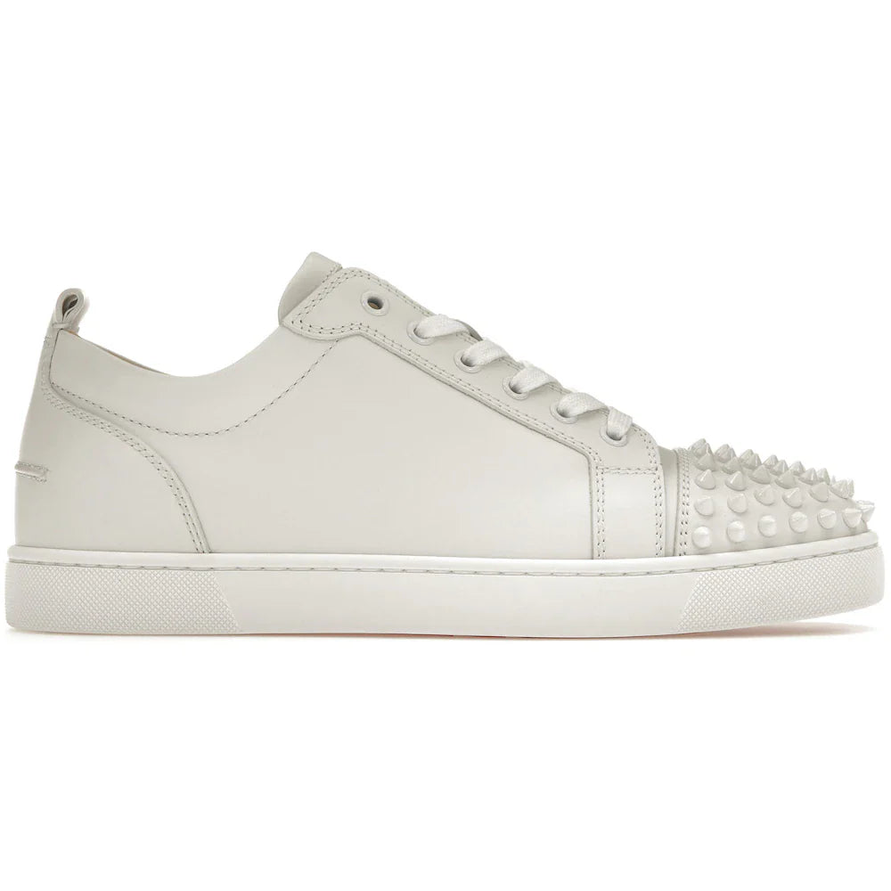 Christian Louboutin Louis Junior Spikes White